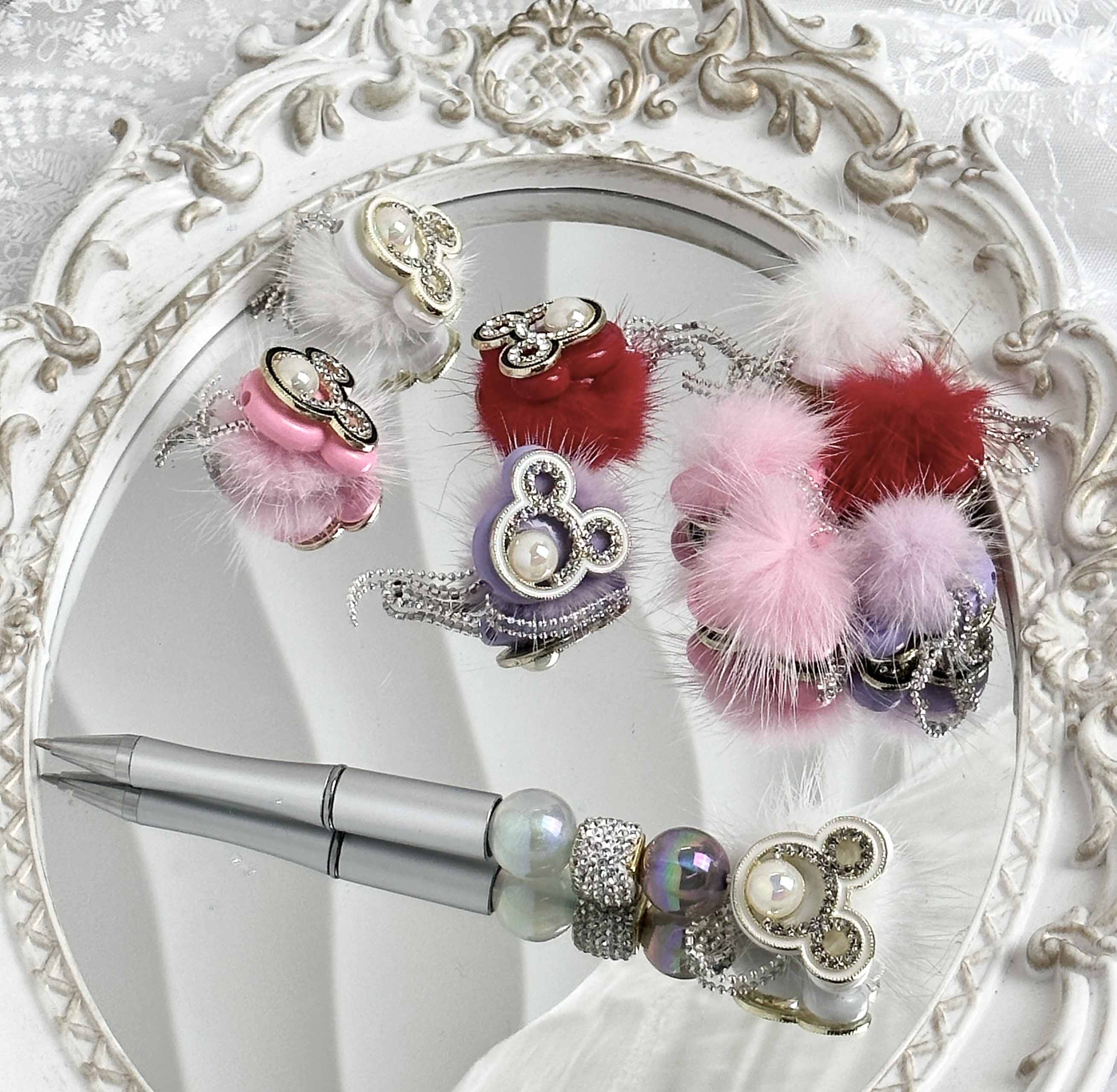 Fancy Beads for DIY Pen or DIY Phone Chain Key Chain Bracelet #FB1504#