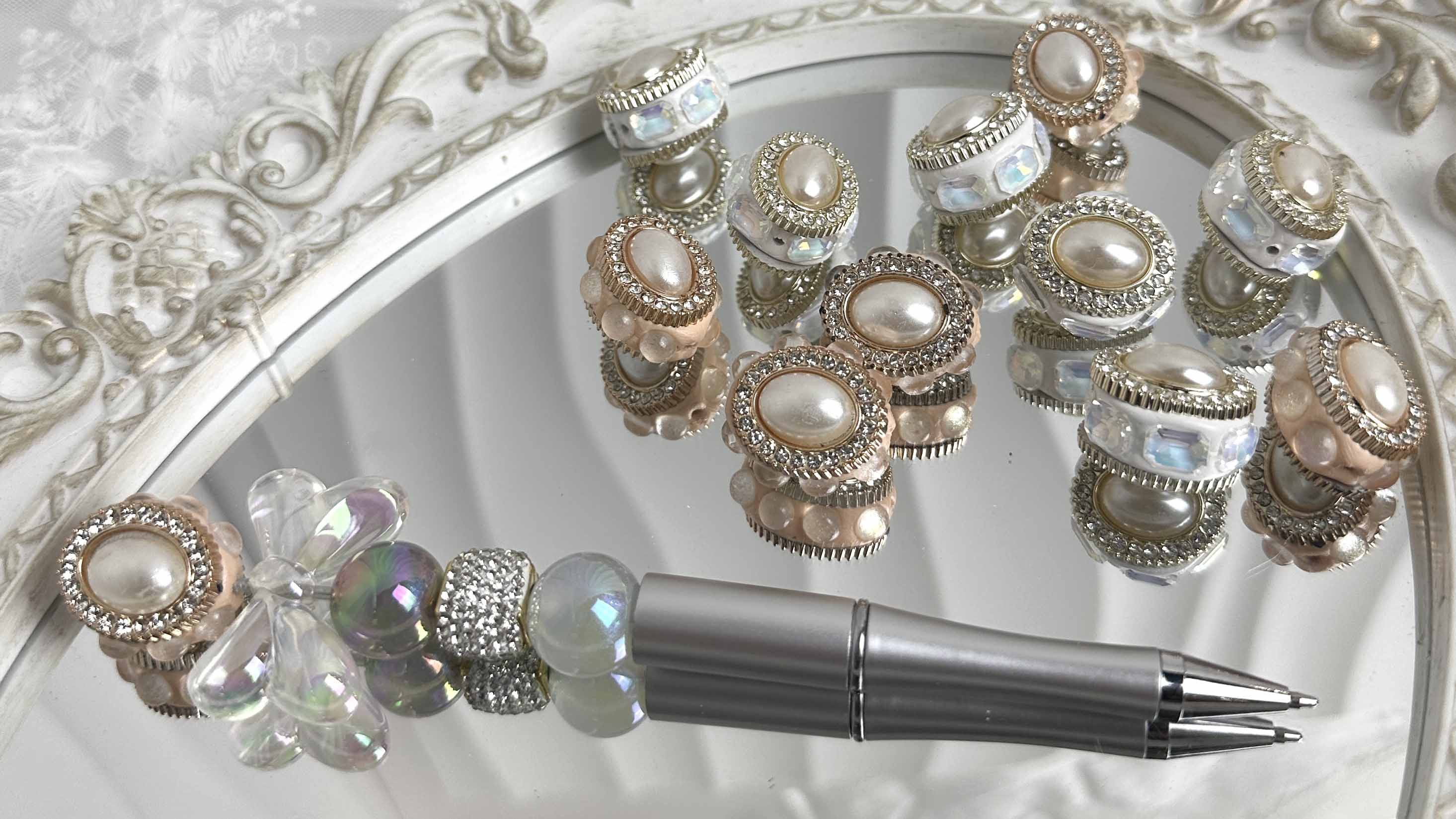 Fancy Beads for DIY Pen or DIY Phone Chain Key Chain Bracelet #FB1509#