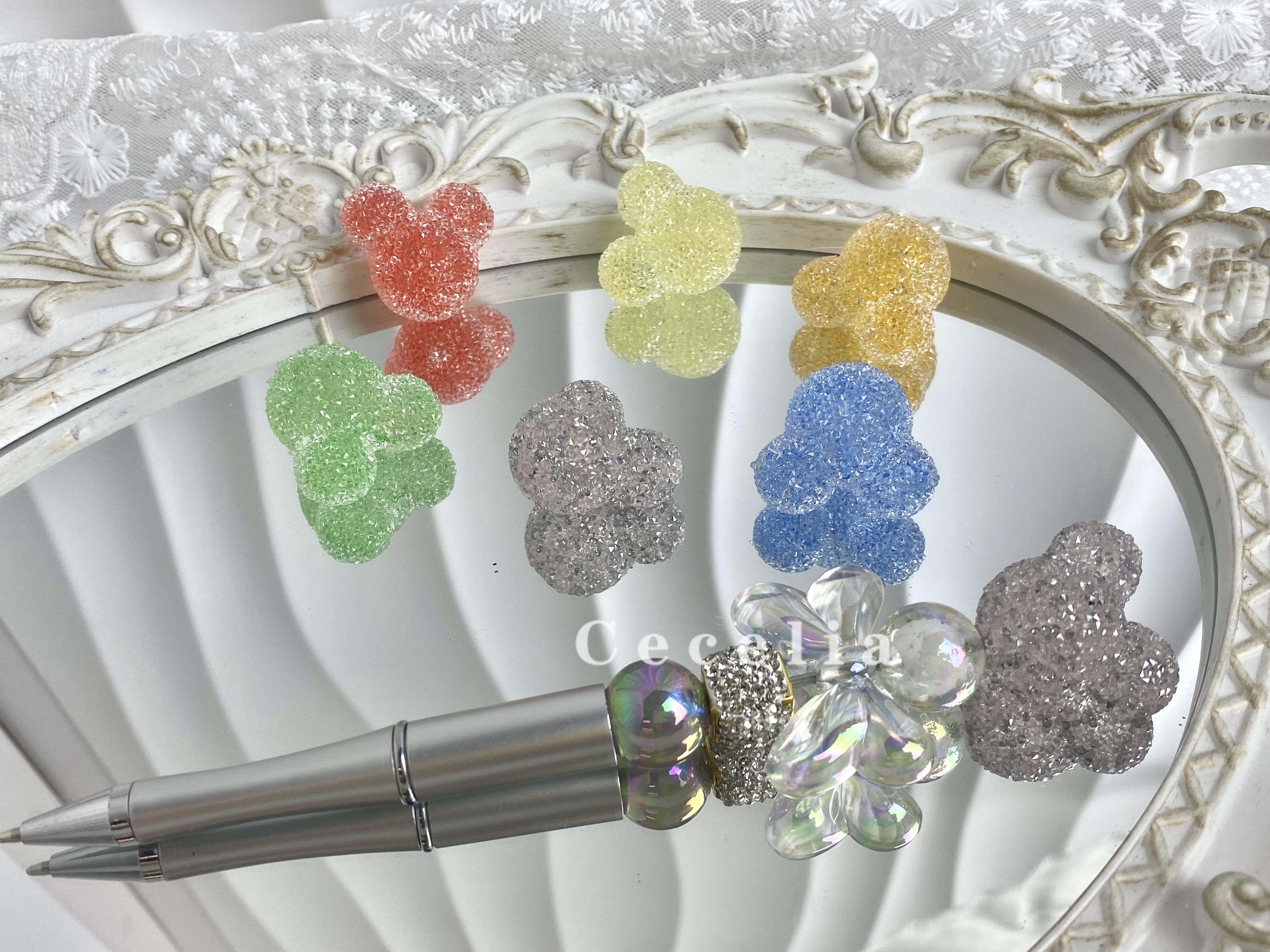 Sugar Rhinestone Beads for DIY Pen or DIY Phone Chain Key Chain Bracelet Necklace Mouse Beads#SB1707#