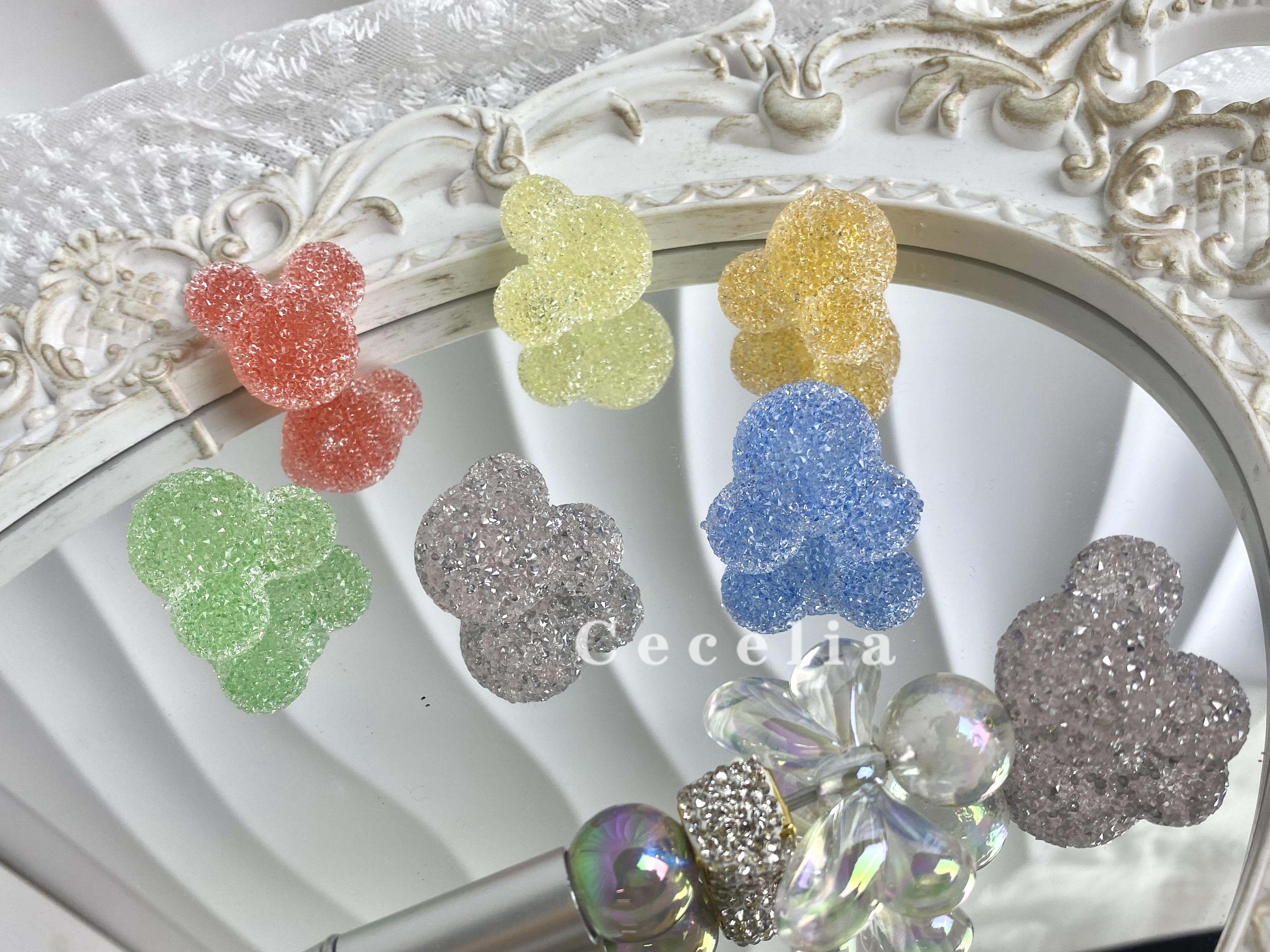 Sugar Rhinestone Beads for DIY Pen or DIY Phone Chain Key Chain Bracelet Necklace Mouse Beads#SB1707#