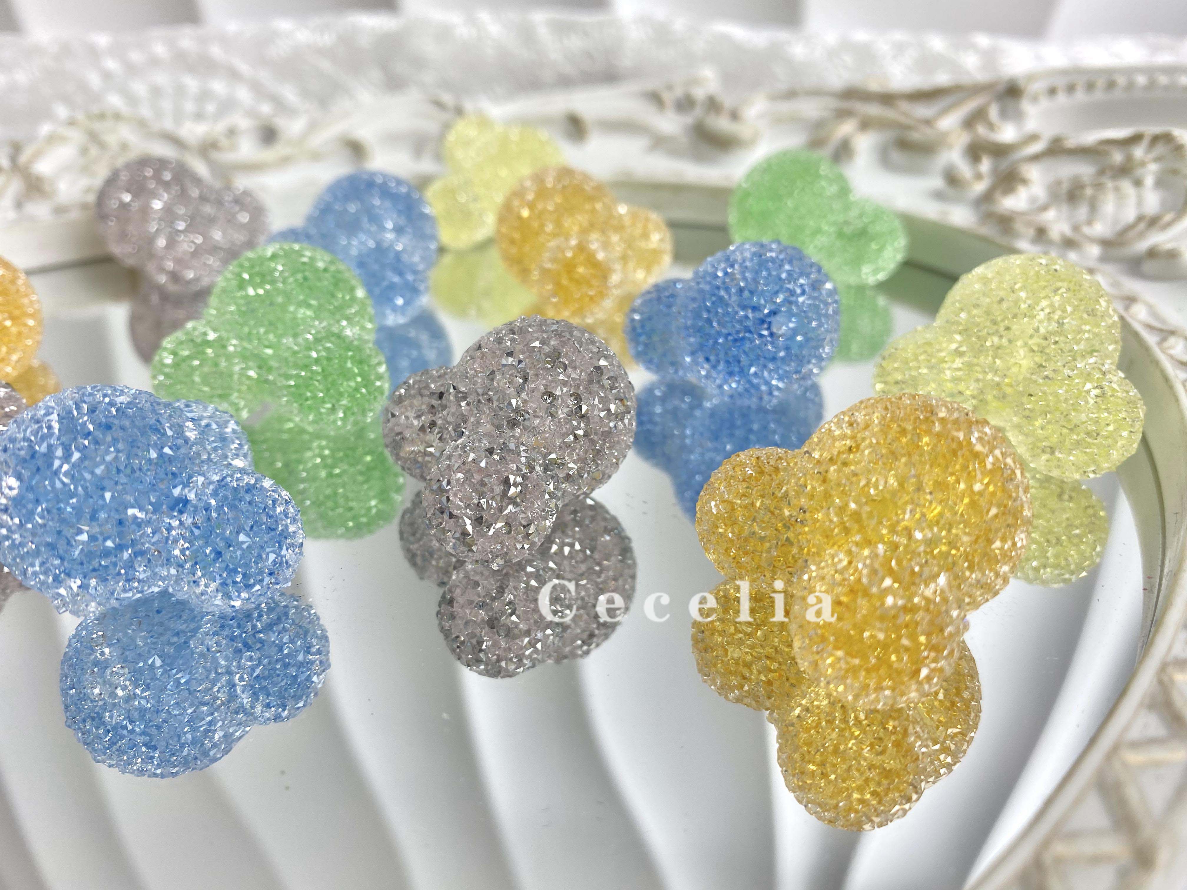 Sugar Rhinestone Beads for DIY Pen or DIY Phone Chain Key Chain Bracelet Necklace Mouse Beads#SB1707#