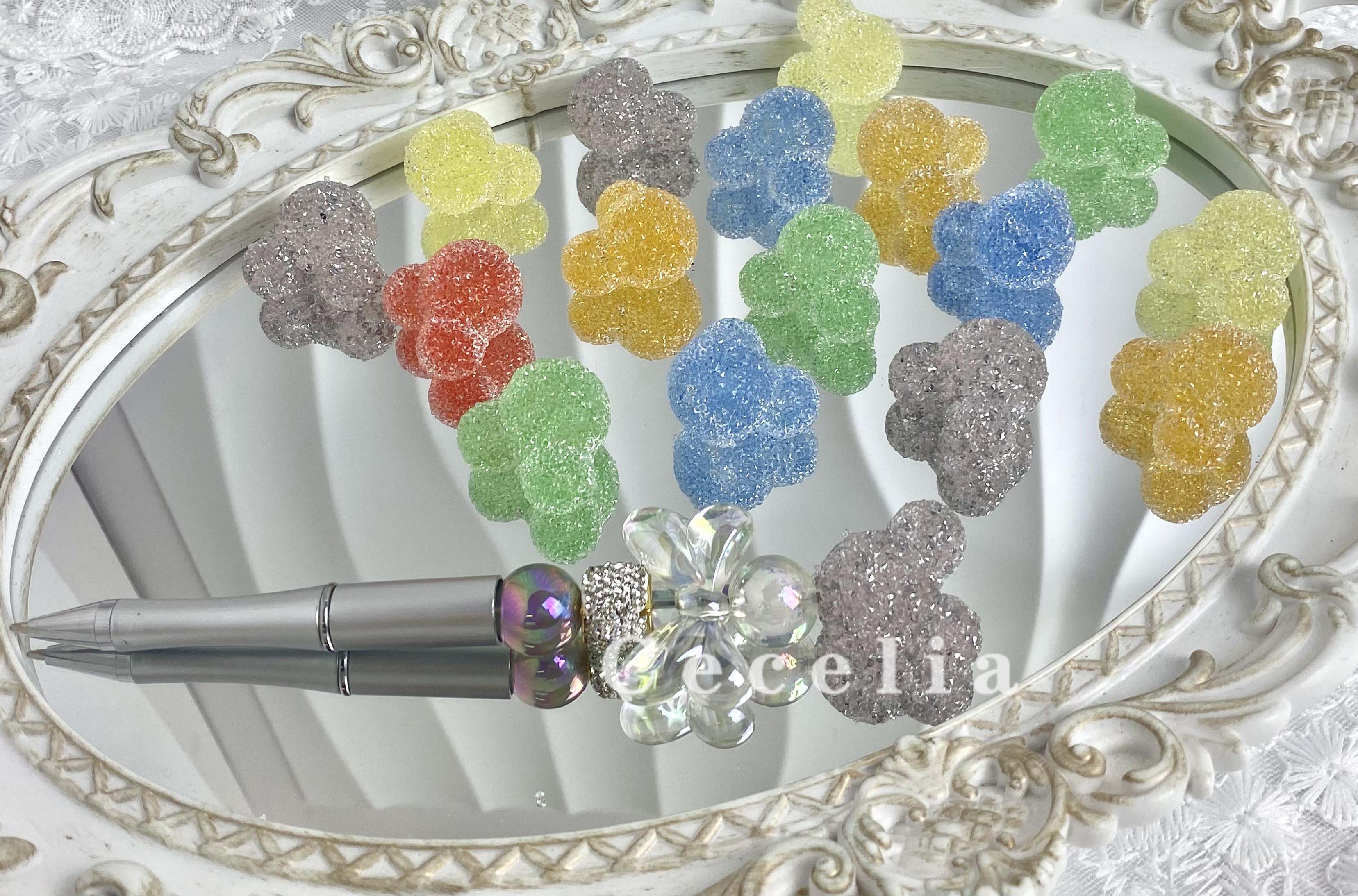 Sugar Rhinestone Beads for DIY Pen or DIY Phone Chain Key Chain Bracelet Necklace Mouse Beads#SB1707#