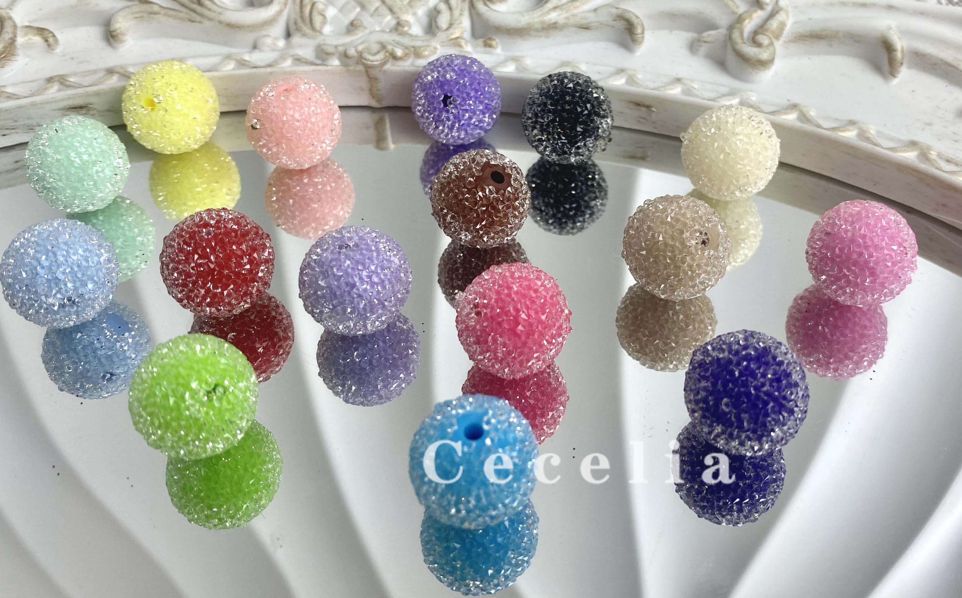 Sugar Rhinestone Beads for DIY Pen or DIY Phone Chain Key Chain Bracelet Necklace#SB1706#