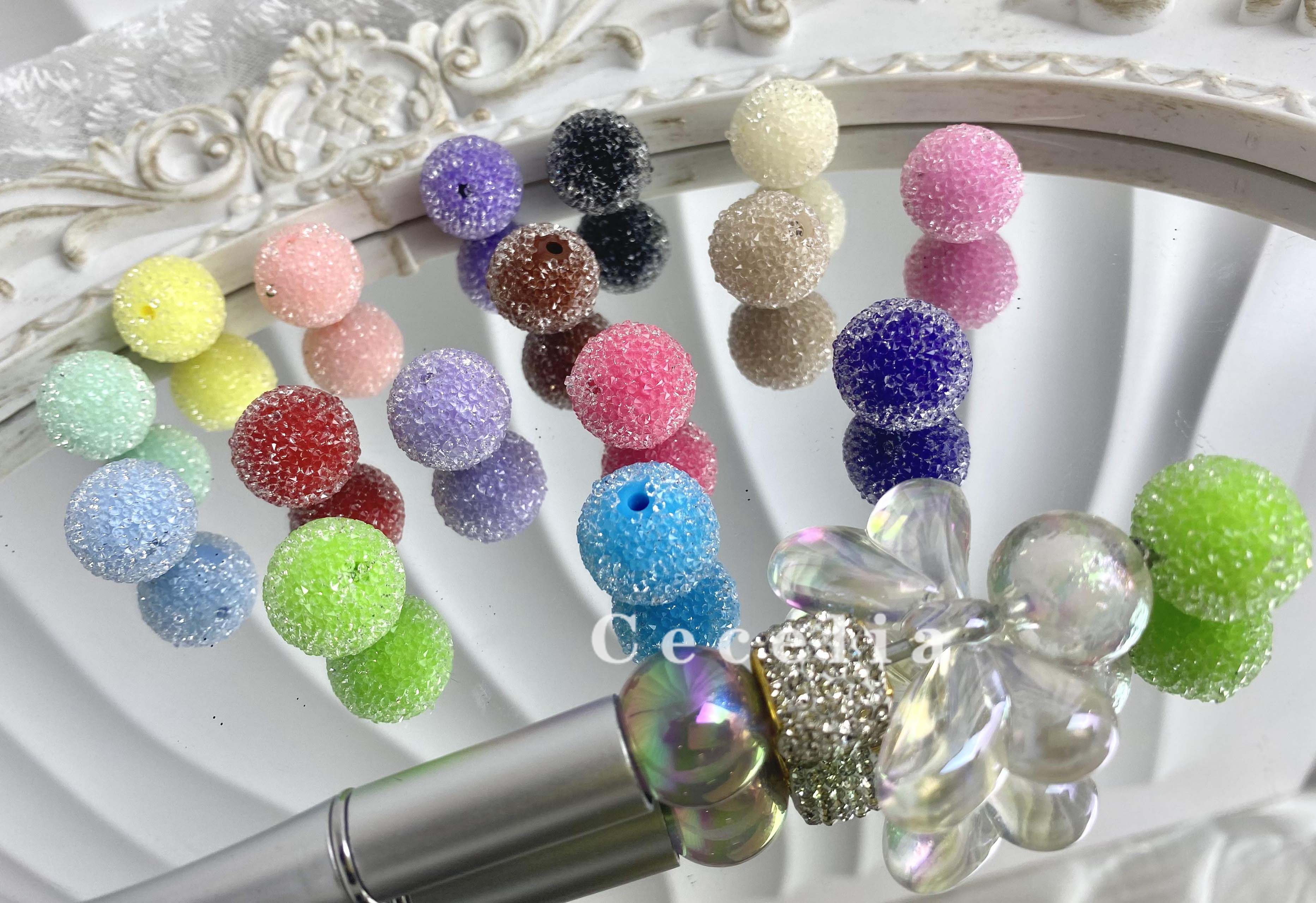 Sugar Rhinestone Beads for DIY Pen or DIY Phone Chain Key Chain Bracelet Necklace#SB1706#