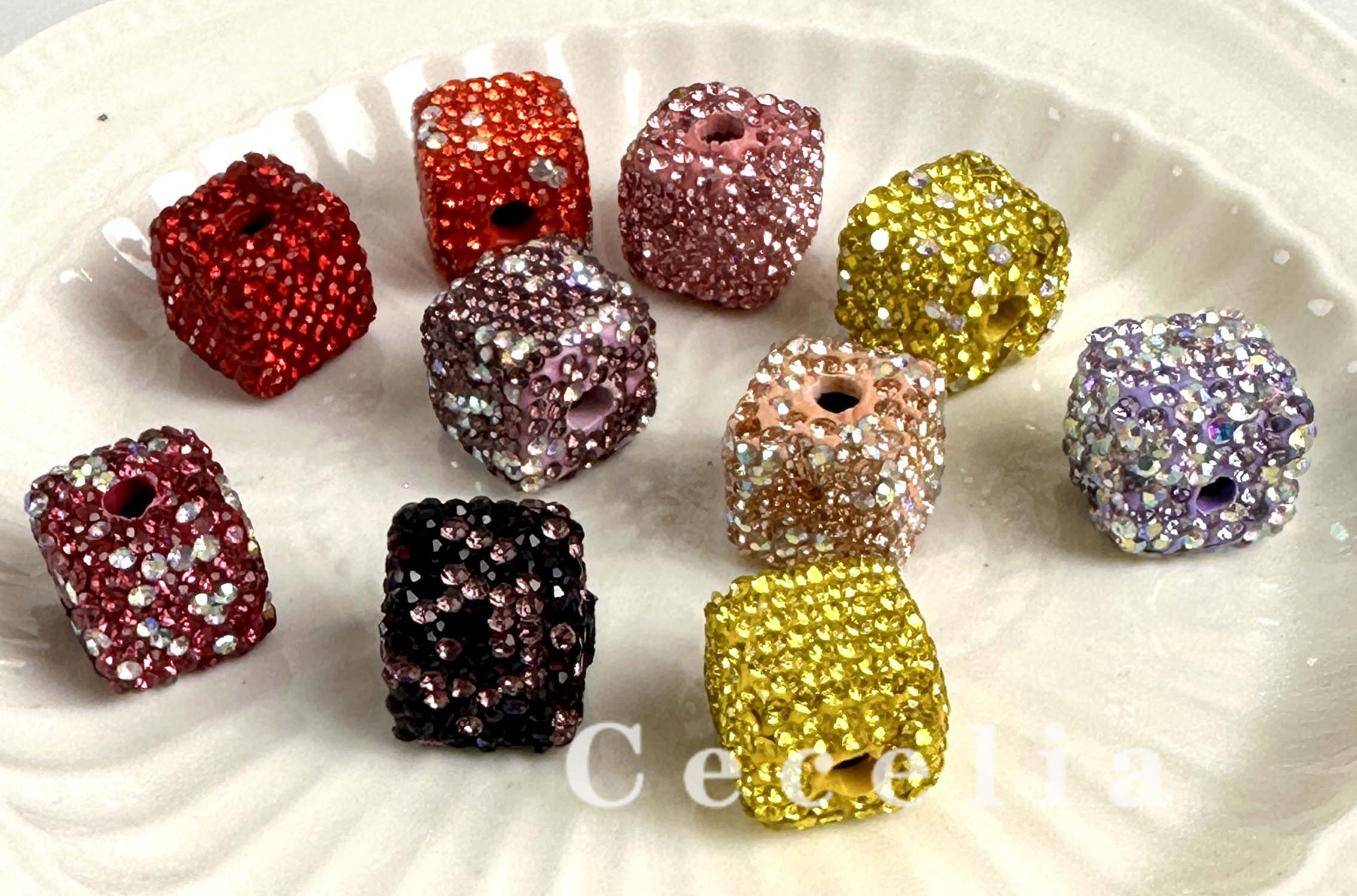 Rhinestone Beads for DIY Pen or DIY Phone Chain Key Chain Bracelet Necklace#RB1616#