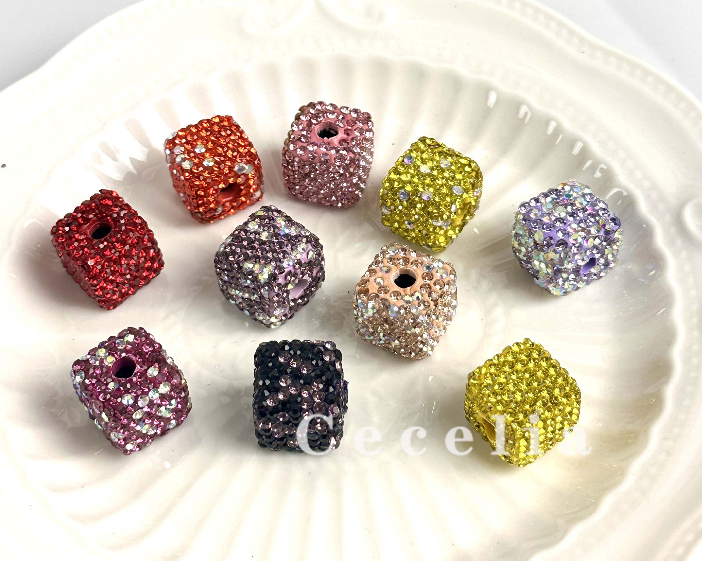 Rhinestone Beads for DIY Pen or DIY Phone Chain Key Chain Bracelet Necklace#RB1616#