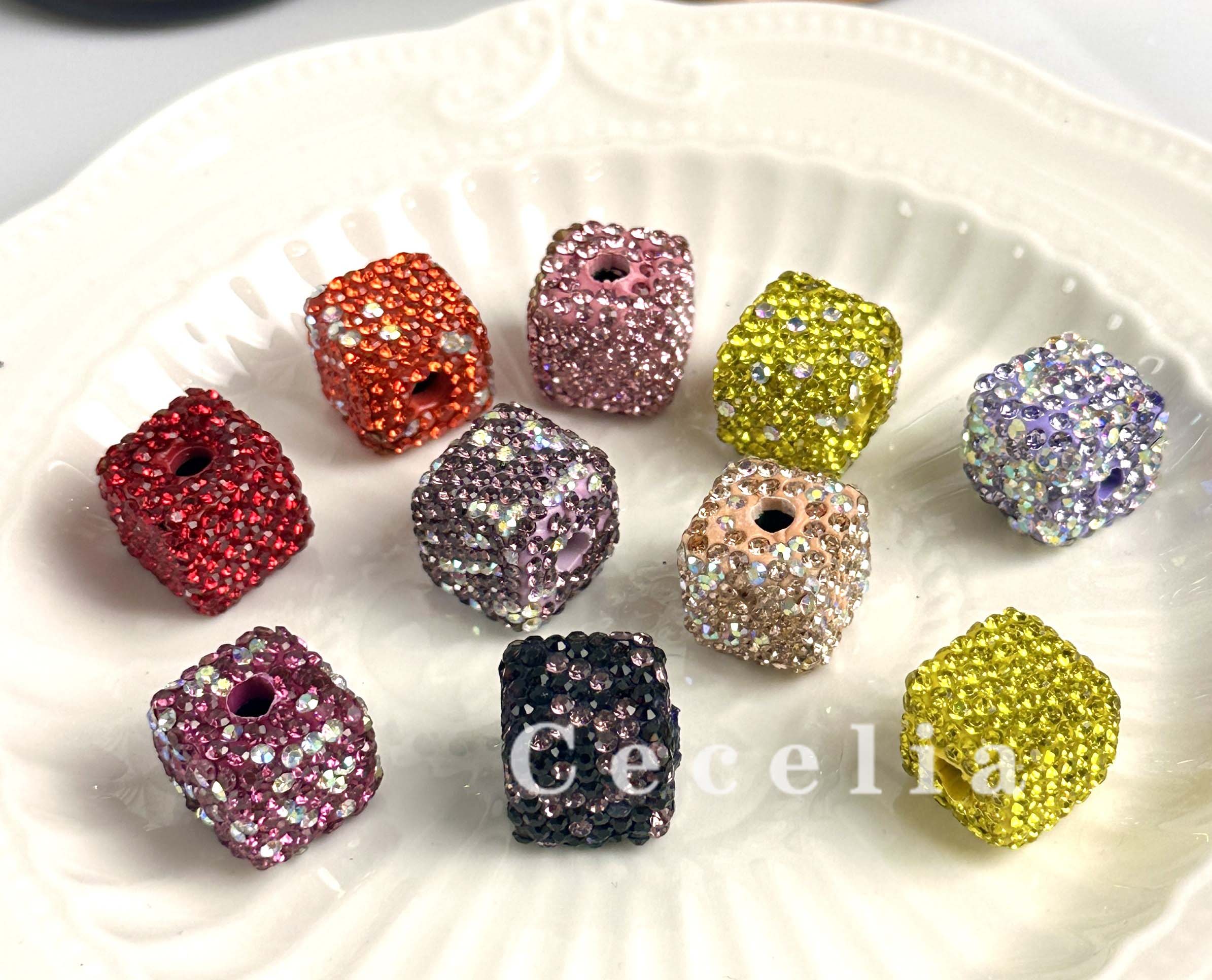 Rhinestone Beads for DIY Pen or DIY Phone Chain Key Chain Bracelet Necklace#RB1616#