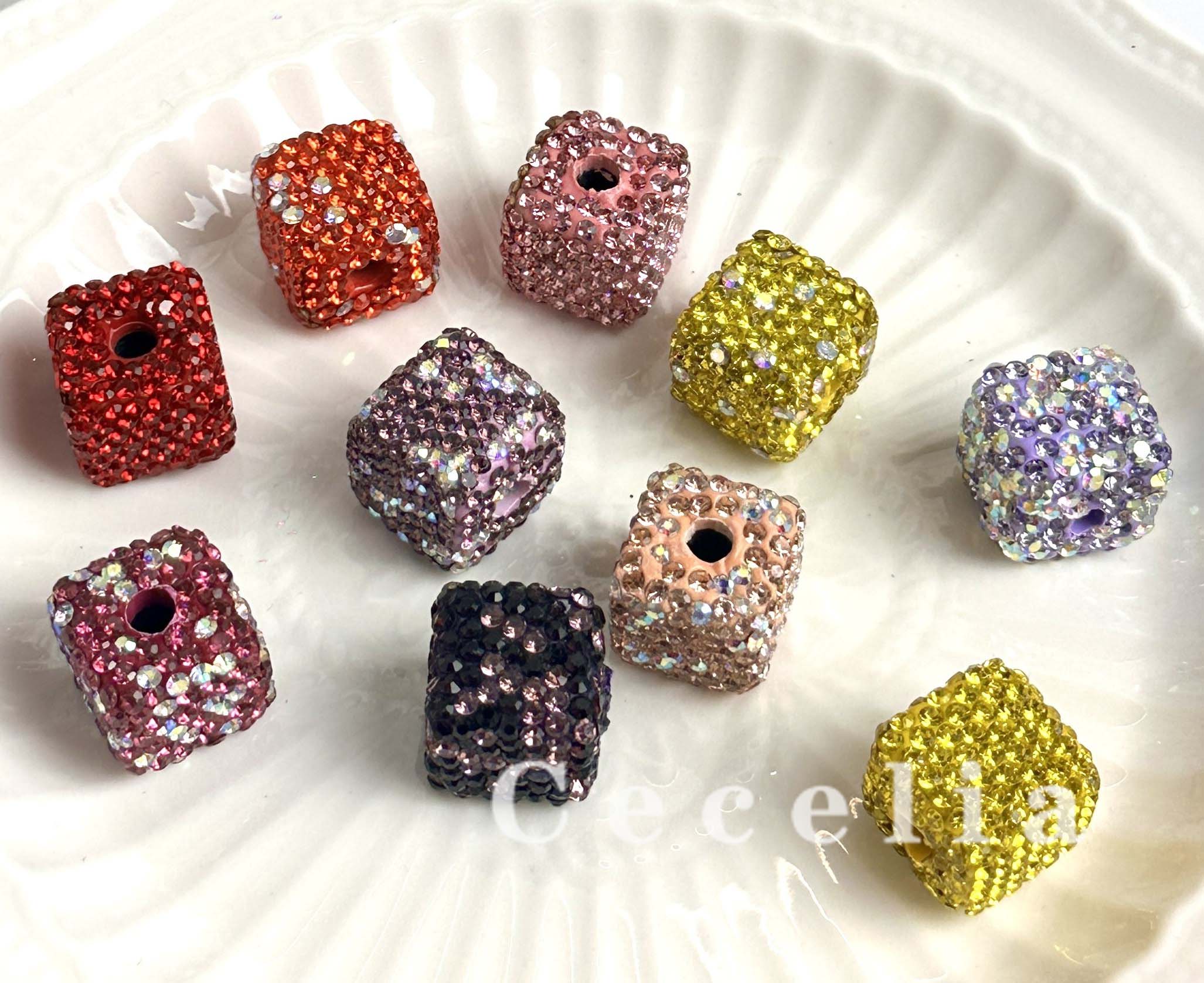 Rhinestone Beads for DIY Pen or DIY Phone Chain Key Chain Bracelet Necklace#RB1616#