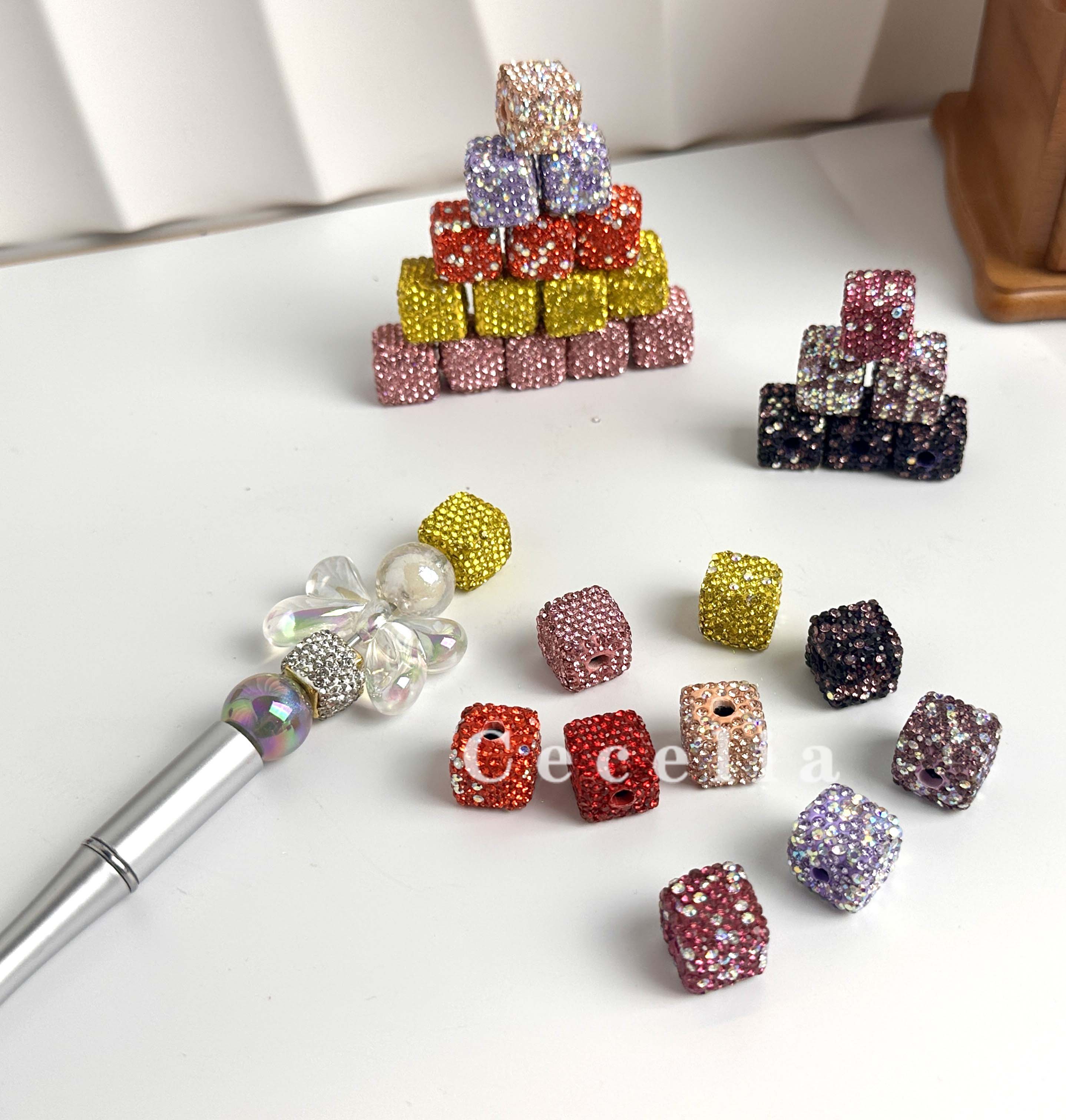 Rhinestone Beads for DIY Pen or DIY Phone Chain Key Chain Bracelet Necklace#RB1616#