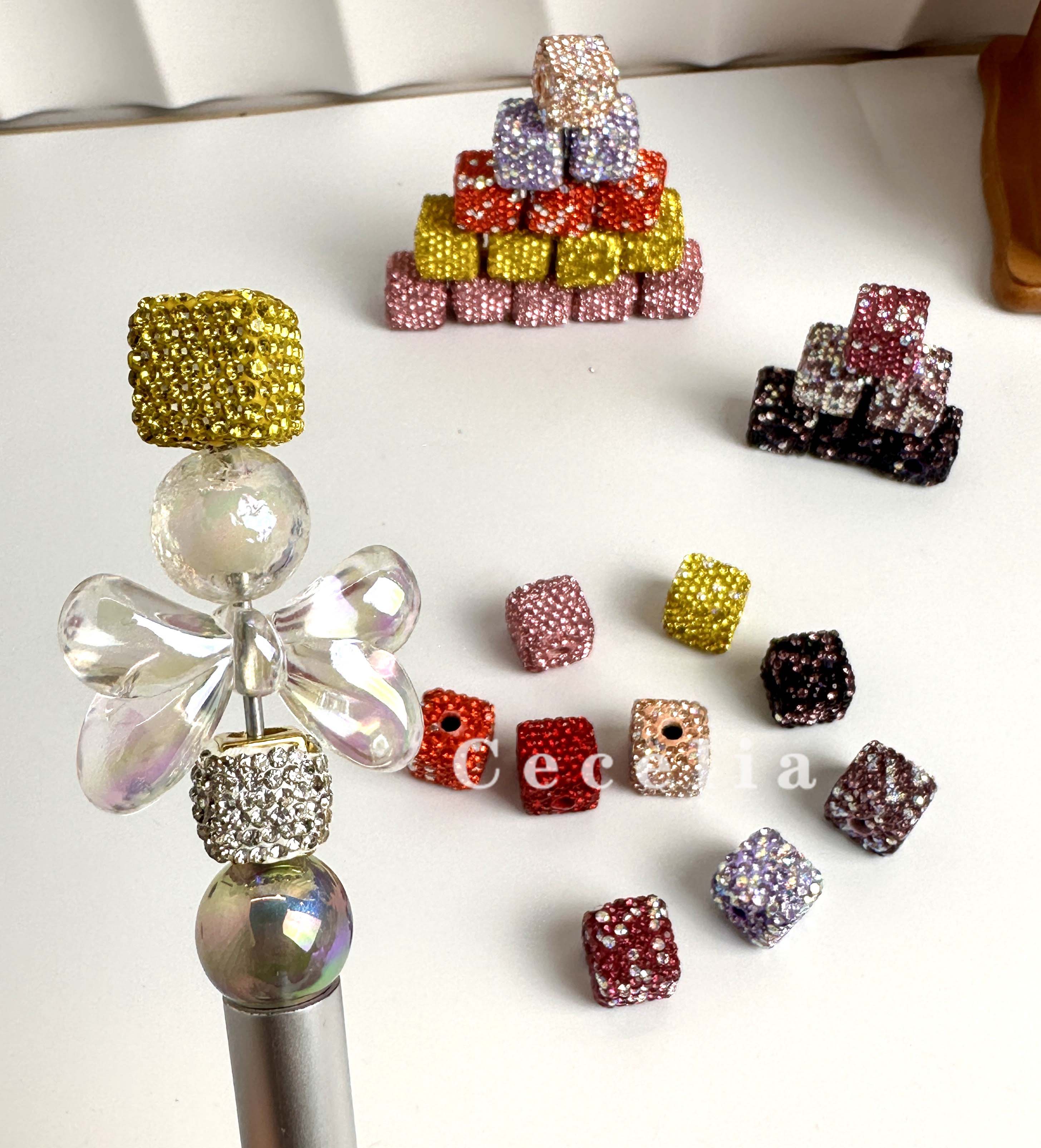 Rhinestone Beads for DIY Pen or DIY Phone Chain Key Chain Bracelet Necklace#RB1616#