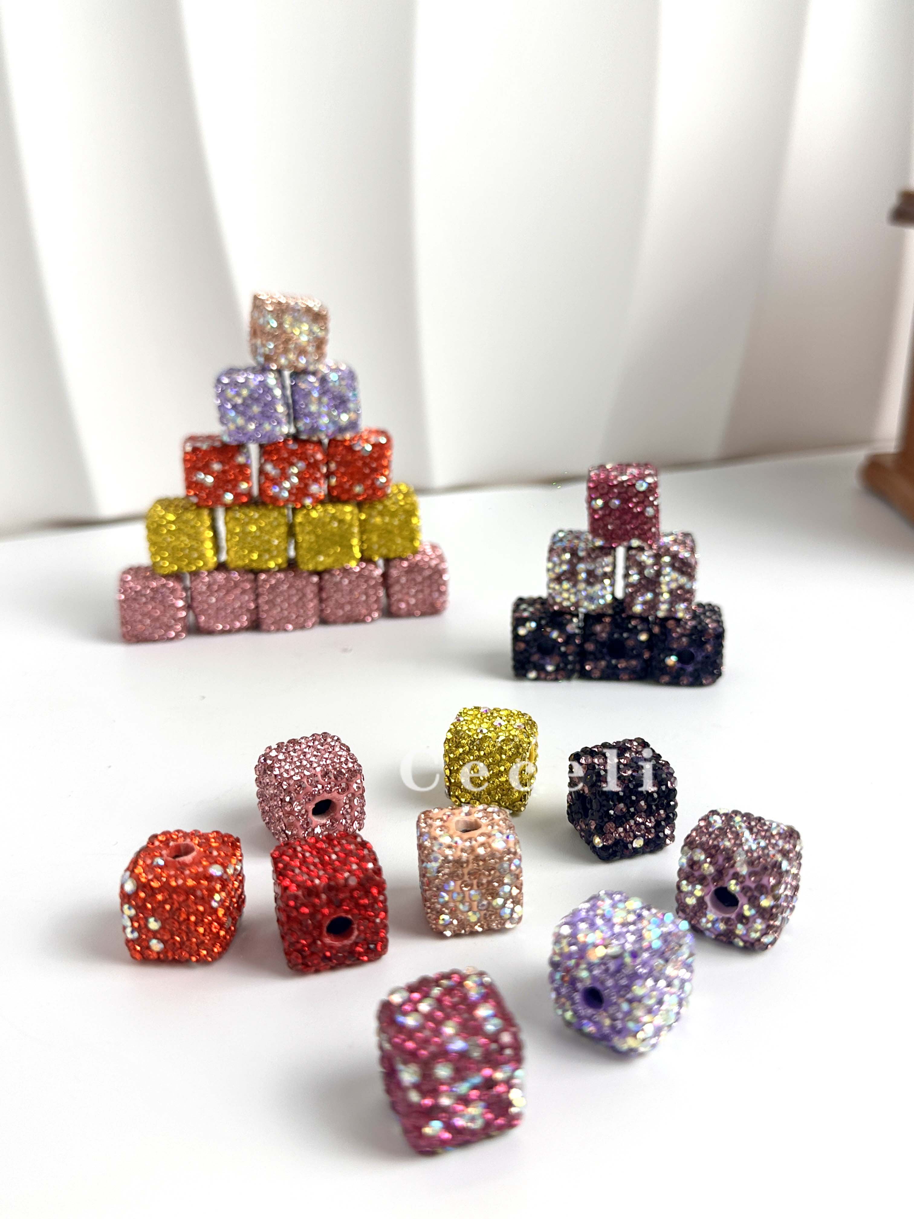 Rhinestone Beads for DIY Pen or DIY Phone Chain Key Chain Bracelet Necklace#RB1616#