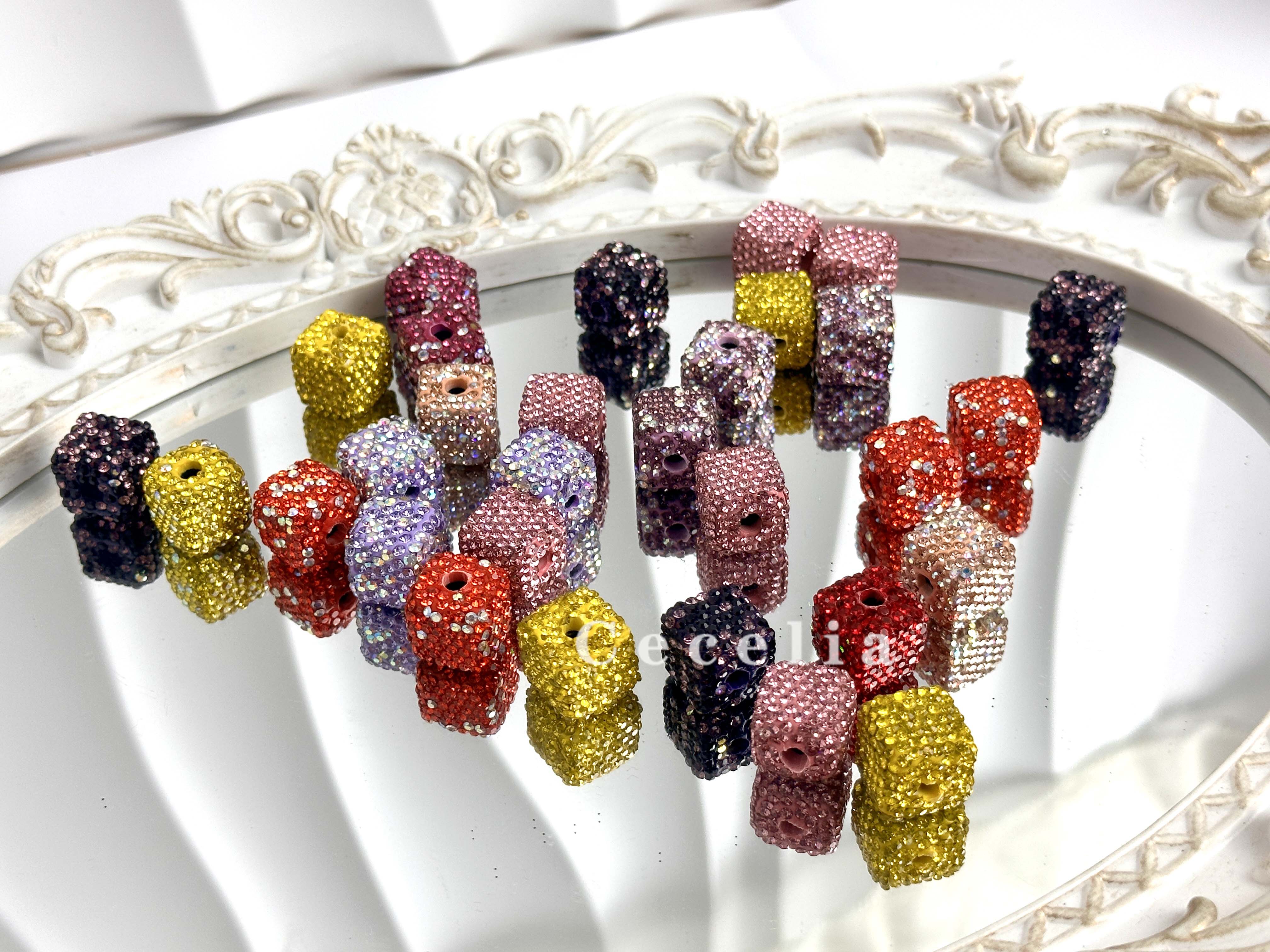 Rhinestone Beads for DIY Pen or DIY Phone Chain Key Chain Bracelet Necklace#RB1616#