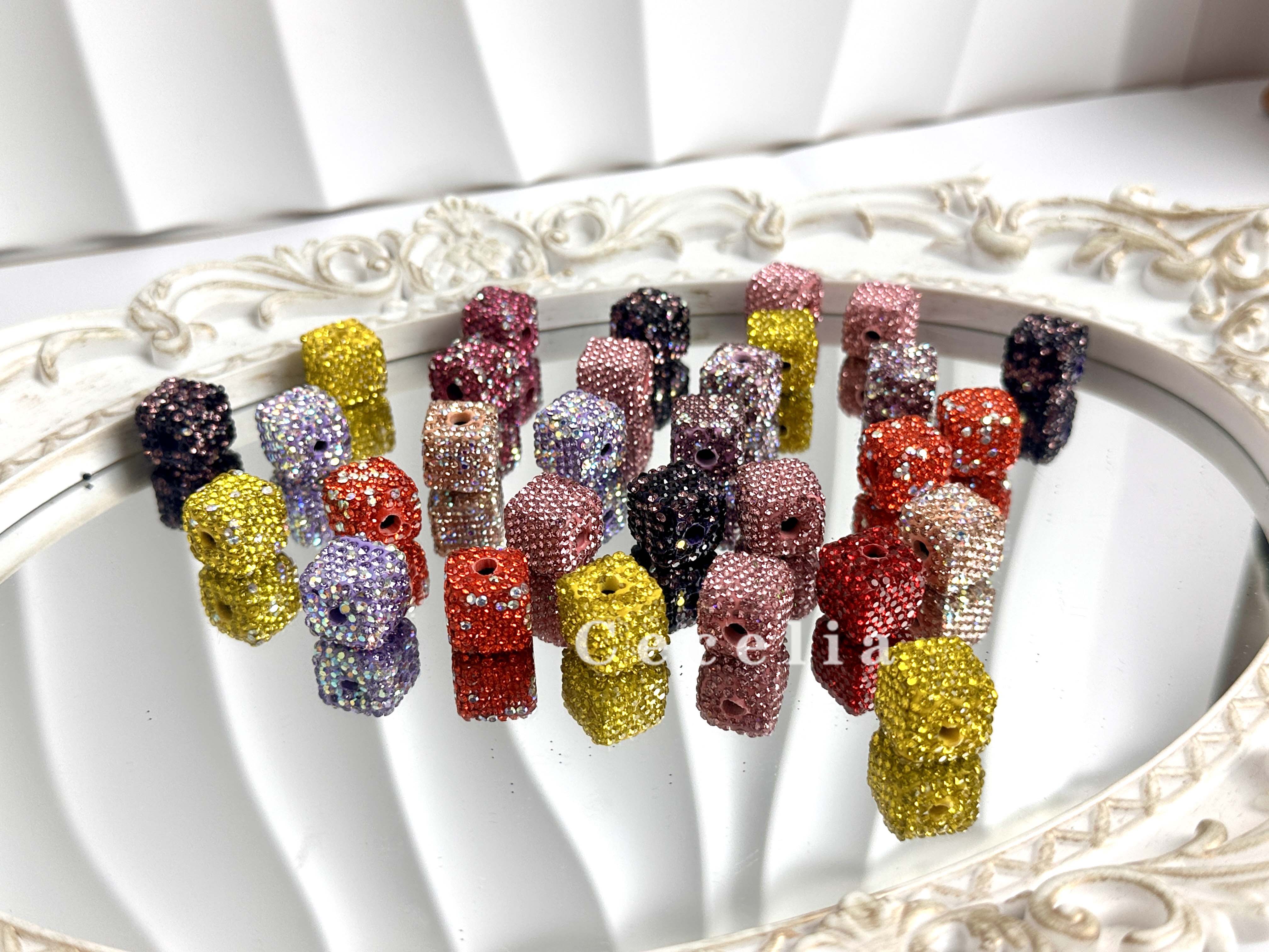 Rhinestone Beads for DIY Pen or DIY Phone Chain Key Chain Bracelet Necklace#RB1616#