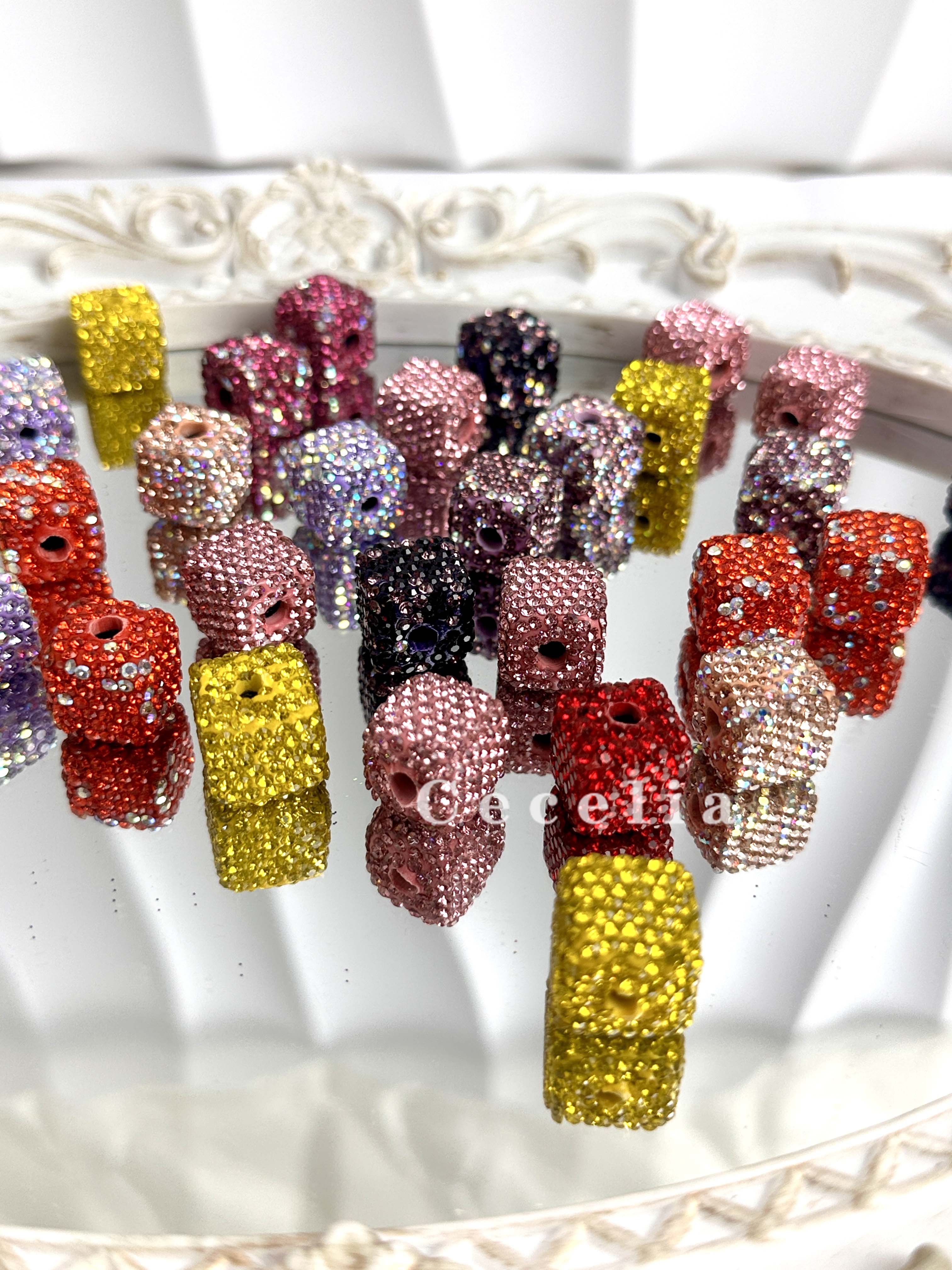 Rhinestone Beads for DIY Pen or DIY Phone Chain Key Chain Bracelet Necklace#RB1616#