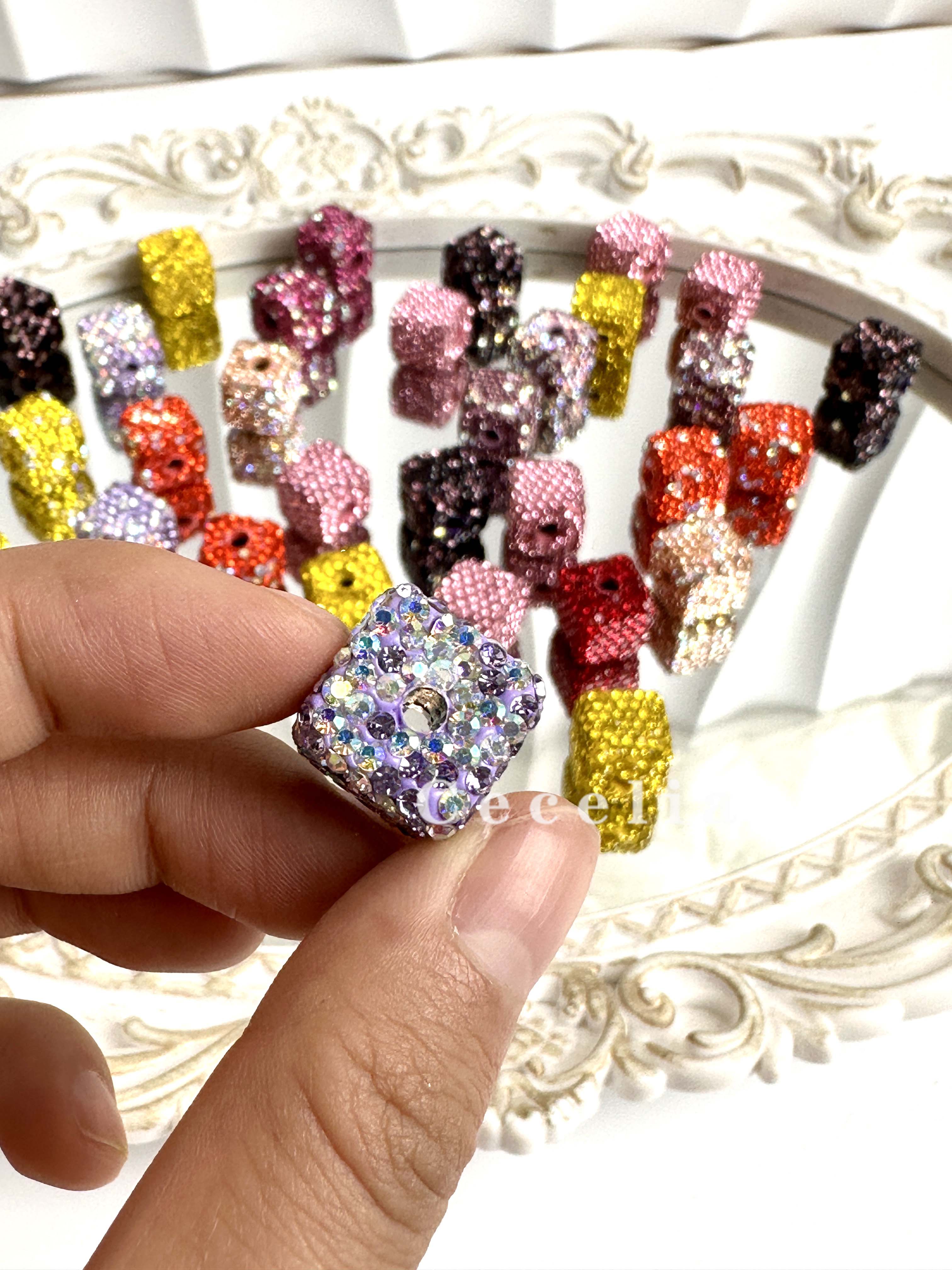 Rhinestone Beads for DIY Pen or DIY Phone Chain Key Chain Bracelet Necklace#RB1616#