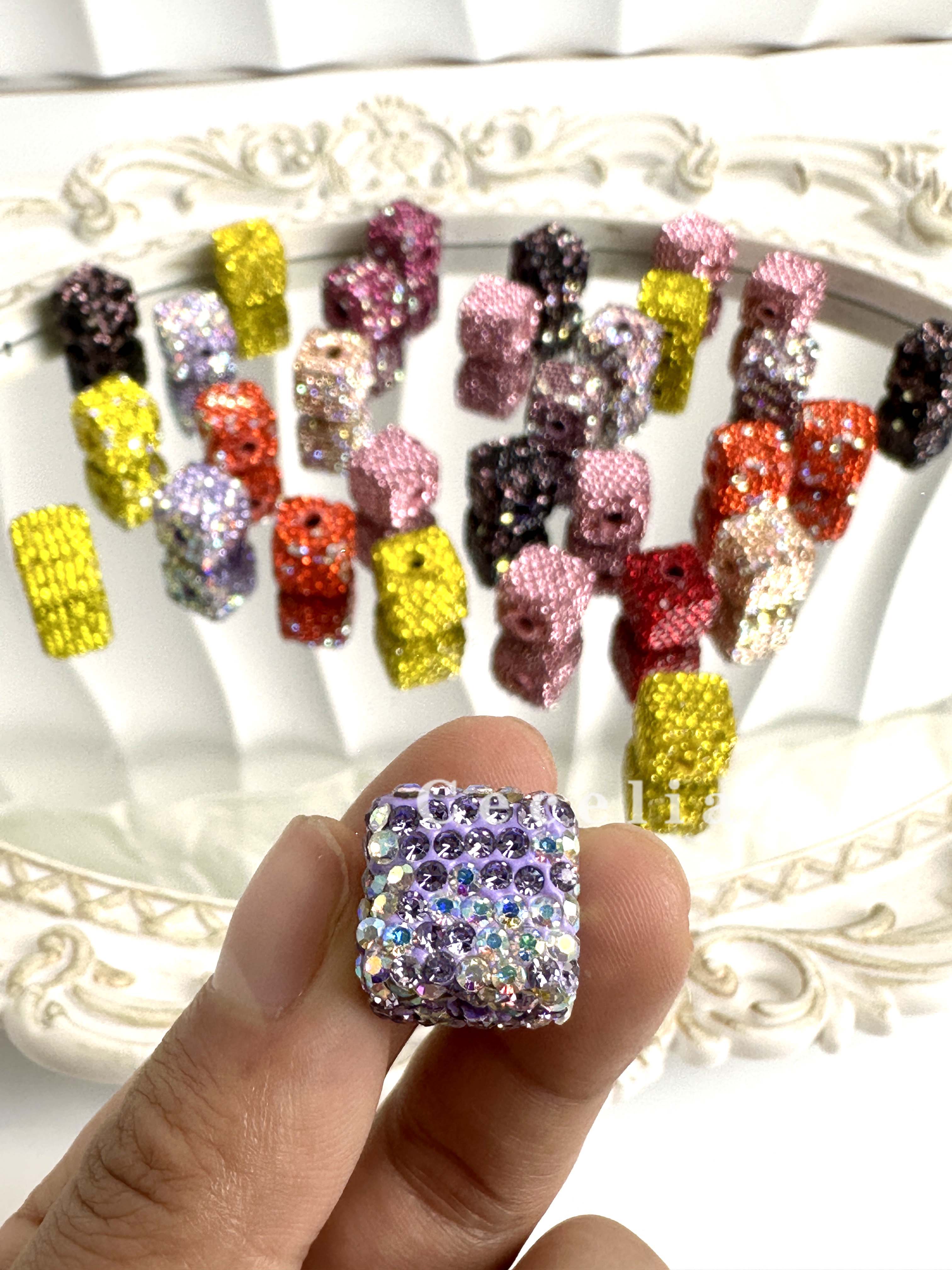 Rhinestone Beads for DIY Pen or DIY Phone Chain Key Chain Bracelet Necklace#RB1616#