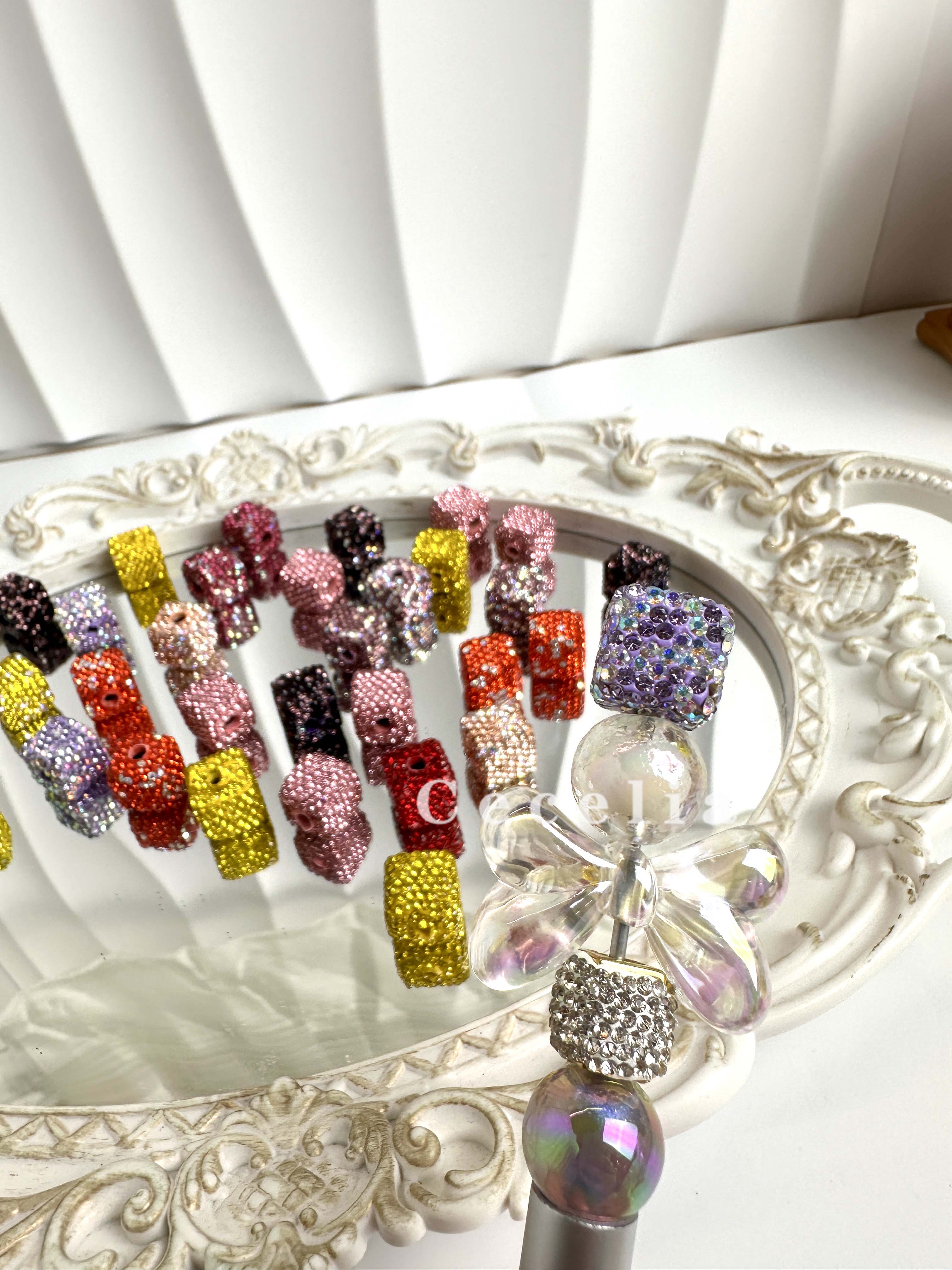 Rhinestone Beads for DIY Pen or DIY Phone Chain Key Chain Bracelet Necklace#RB1616#