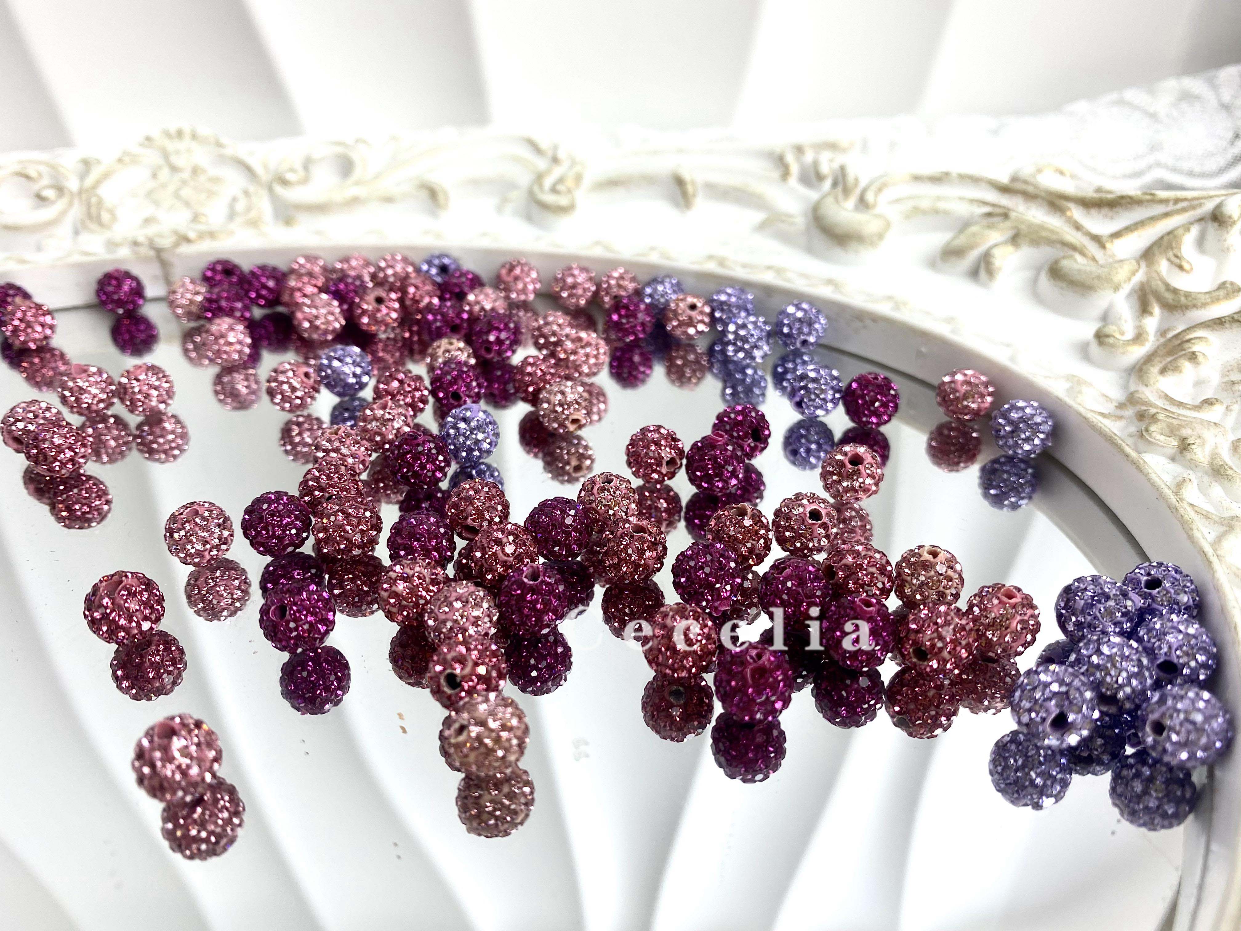 Rhinestone Beads for DIY Pen or DIY Phone Chain Key Chain Bracelet Necklace#RB1619#