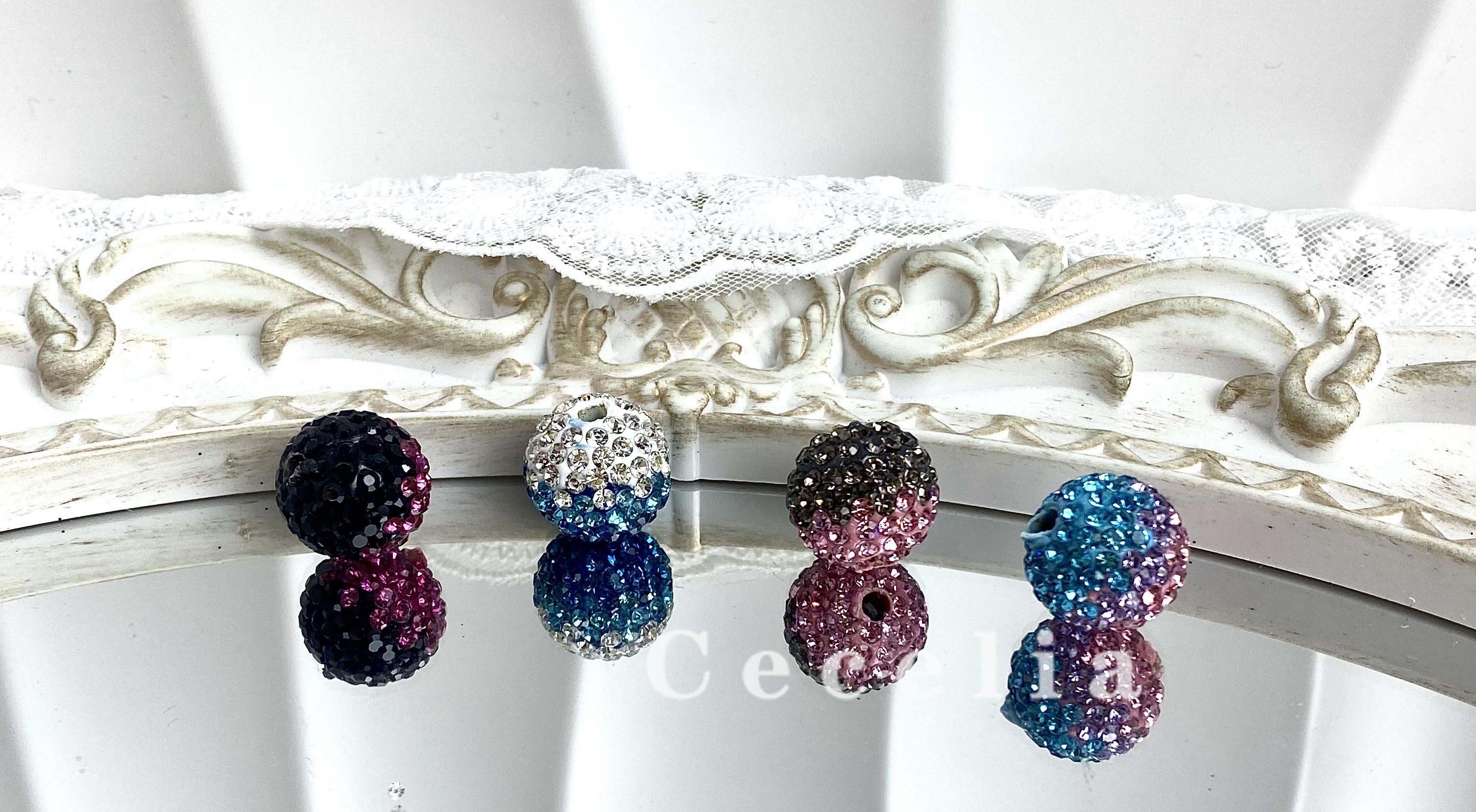 Rhinestone Beads for DIY Pen or DIY Phone Chain Key Chain Bracelet Necklace#RB1618#