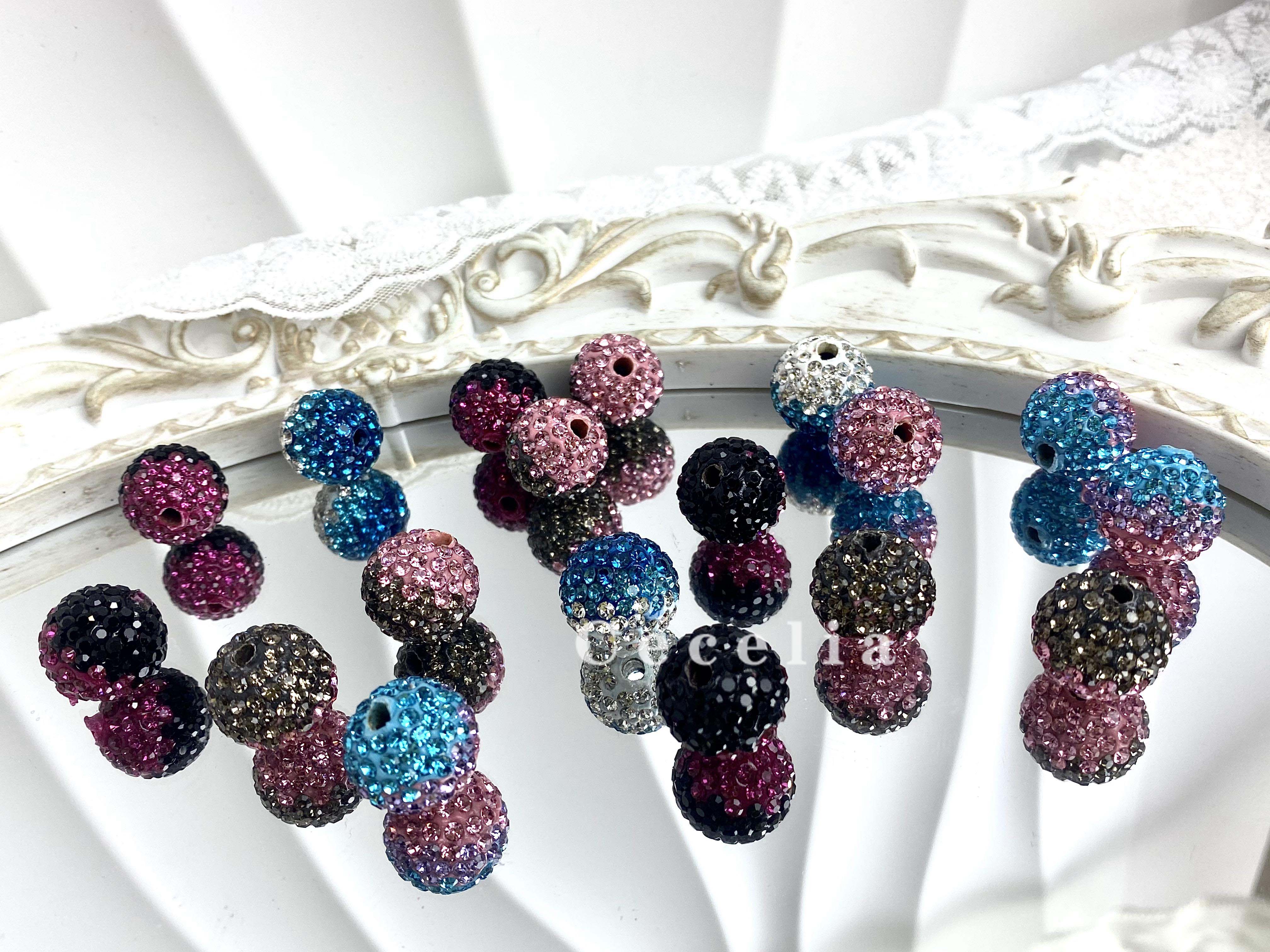 Rhinestone Beads for DIY Pen or DIY Phone Chain Key Chain Bracelet Necklace#RB1618#