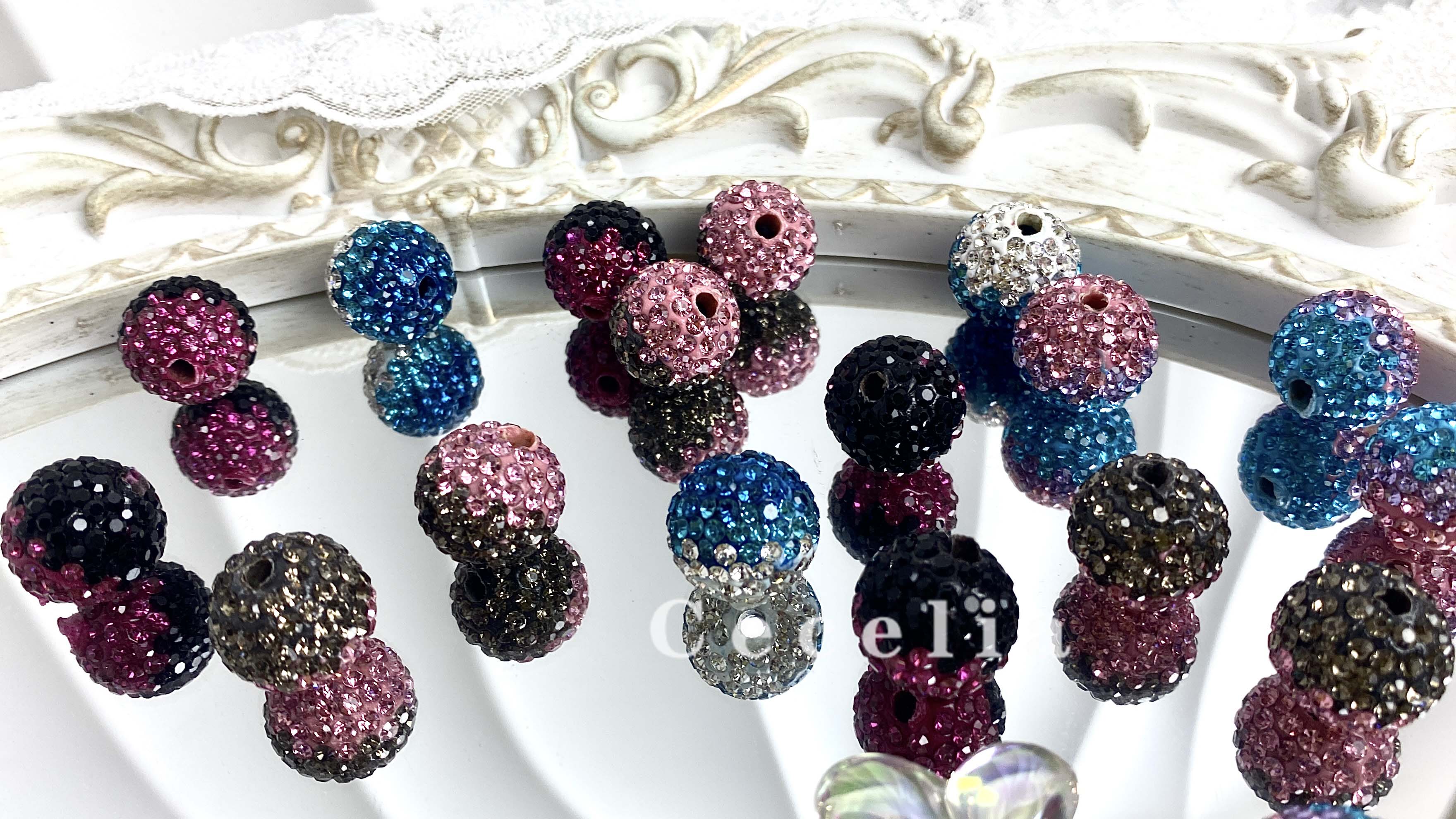 Rhinestone Beads for DIY Pen or DIY Phone Chain Key Chain Bracelet Necklace#RB1618#
