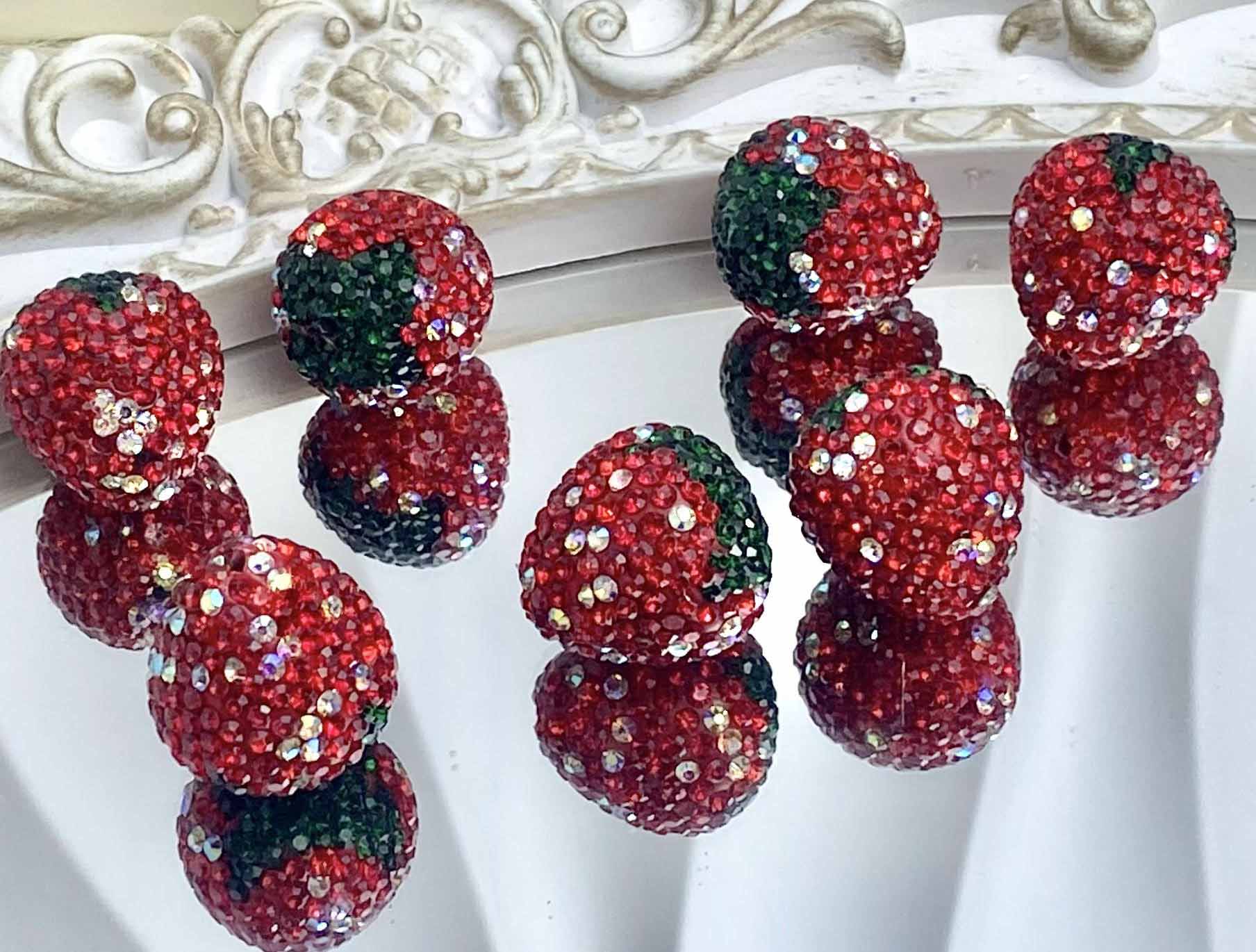 Rhinestone Beads for DIY Pen or DIY Phone Chain Key Chain Bracelet Necklace#RB1607#