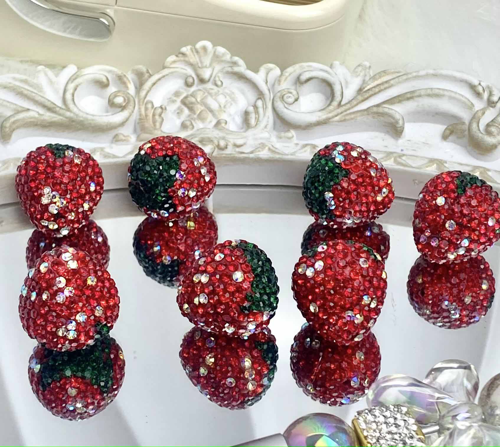 Rhinestone Beads for DIY Pen or DIY Phone Chain Key Chain Bracelet Necklace#RB1607#