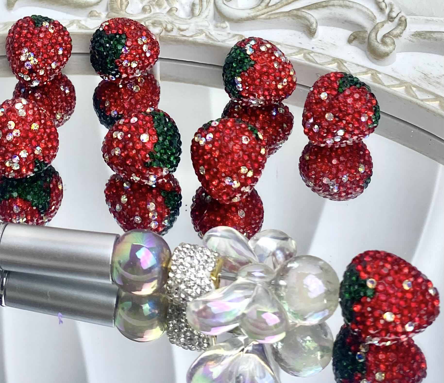 Rhinestone Beads for DIY Pen or DIY Phone Chain Key Chain Bracelet Necklace#RB1607#