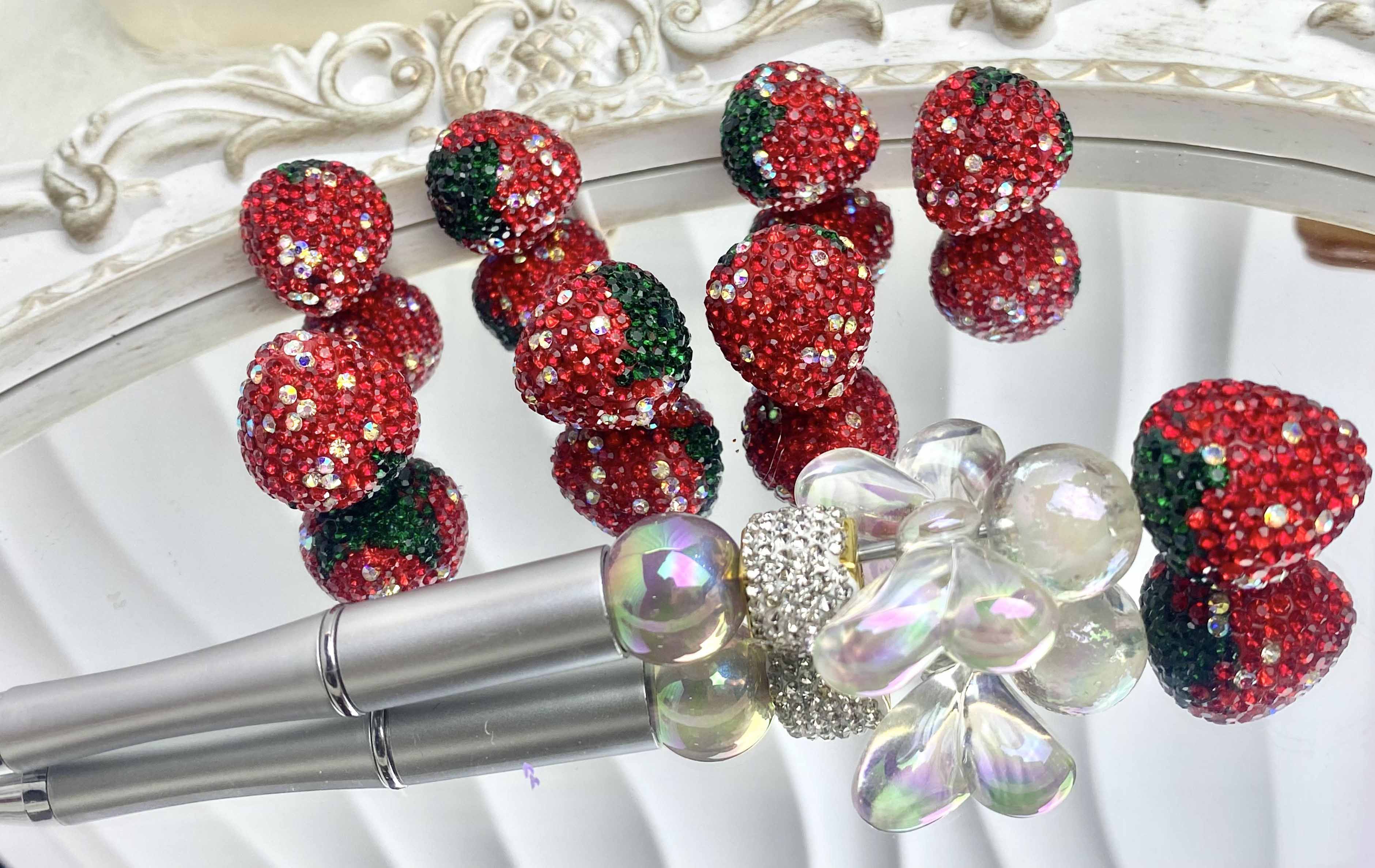 Rhinestone Beads for DIY Pen or DIY Phone Chain Key Chain Bracelet Necklace#RB1607#