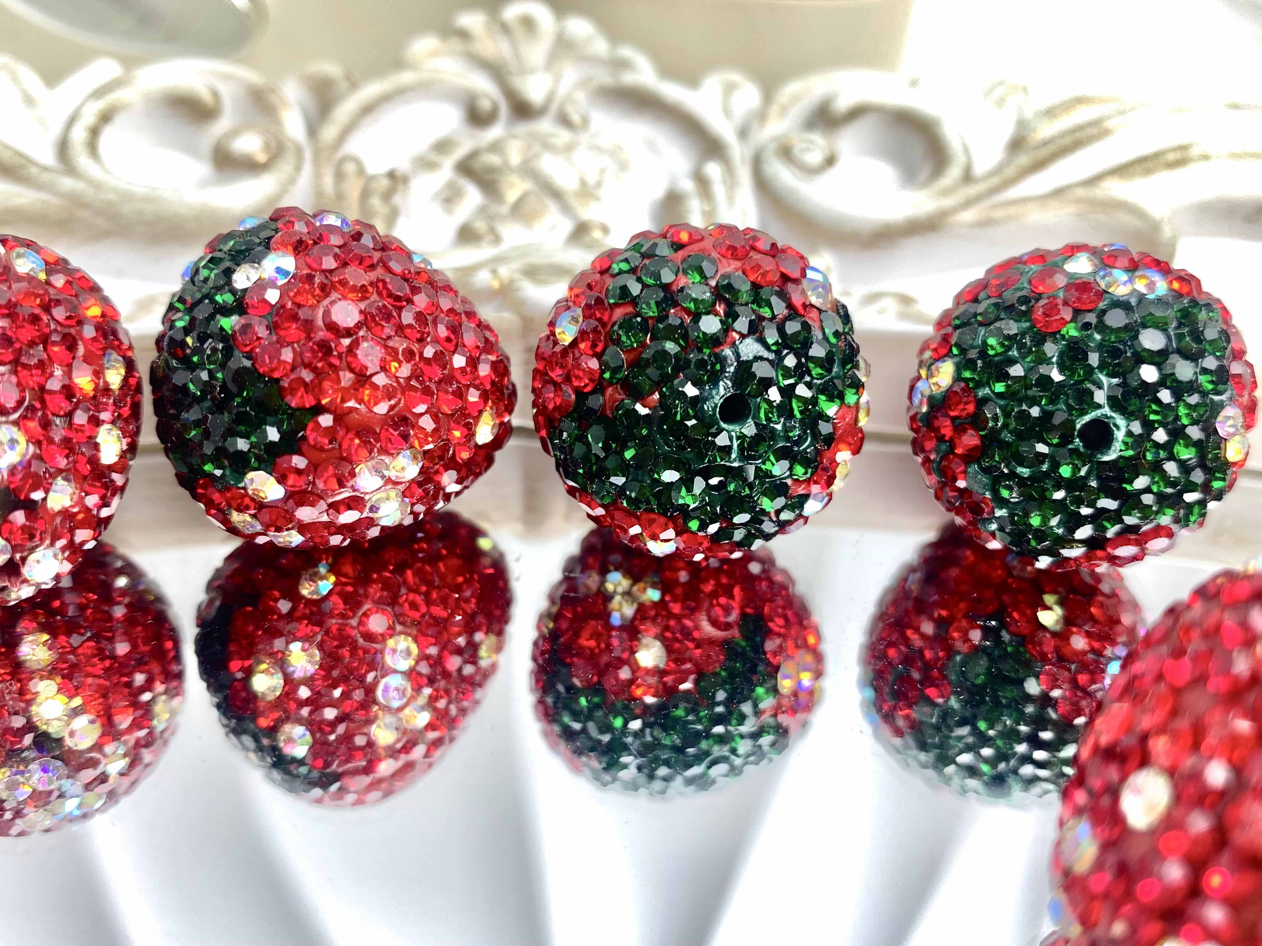 Rhinestone Beads for DIY Pen or DIY Phone Chain Key Chain Bracelet Necklace#RB1607#