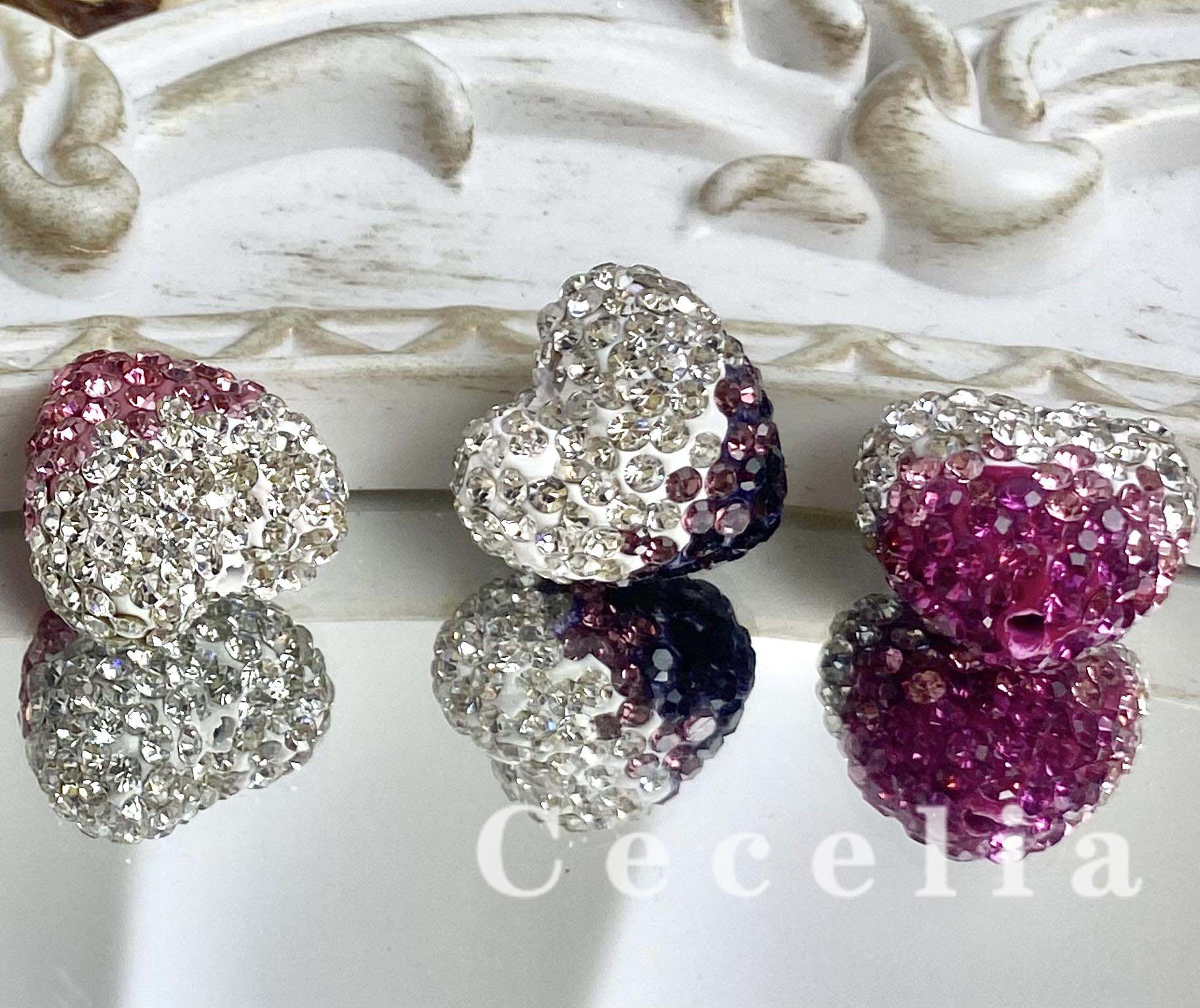 Rhinestone Beads for DIY Pen or DIY Phone Chain Key Chain Bracelet Necklace#RB1635#