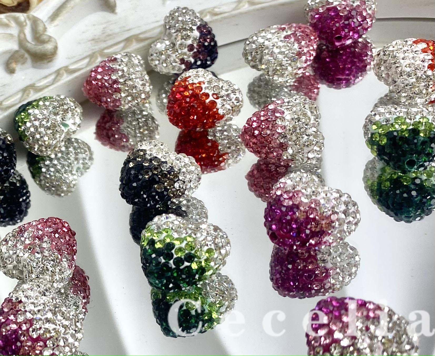 Rhinestone Beads for DIY Pen or DIY Phone Chain Key Chain Bracelet Necklace#RB1635#