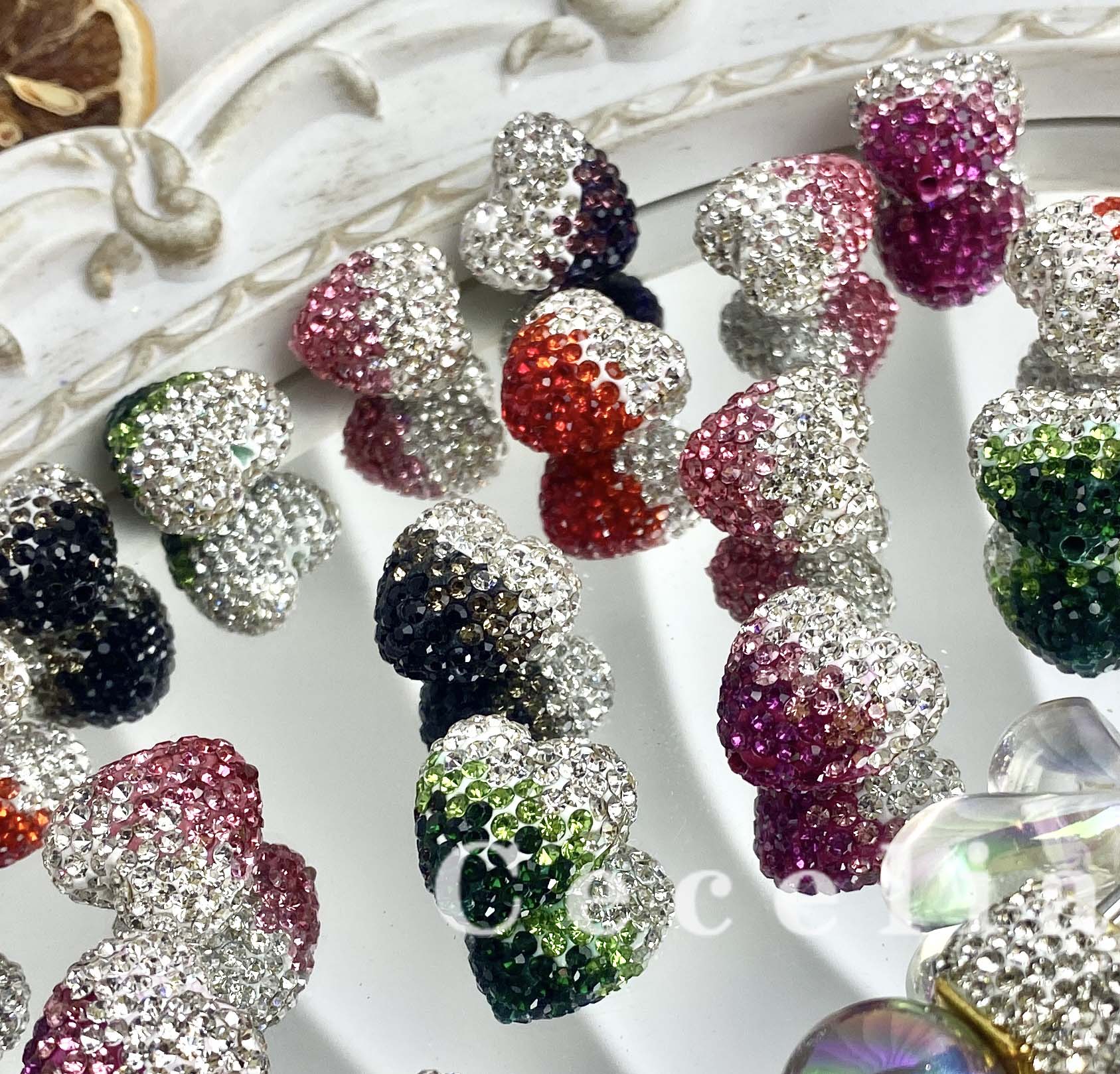 Rhinestone Beads for DIY Pen or DIY Phone Chain Key Chain Bracelet Necklace#RB1635#