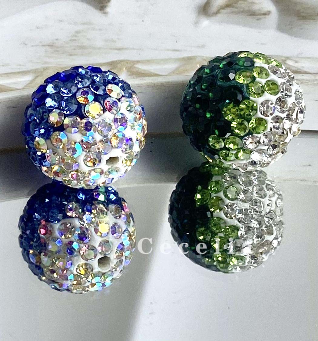 Rhinestone Beads for DIY Pen or DIY Phone Chain Key Chain Bracelet Necklace#RB1639#