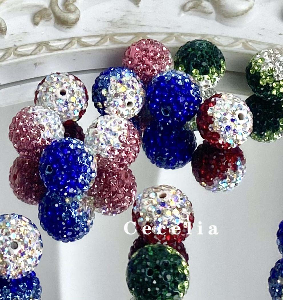 Rhinestone Beads for DIY Pen or DIY Phone Chain Key Chain Bracelet Necklace#RB1639#