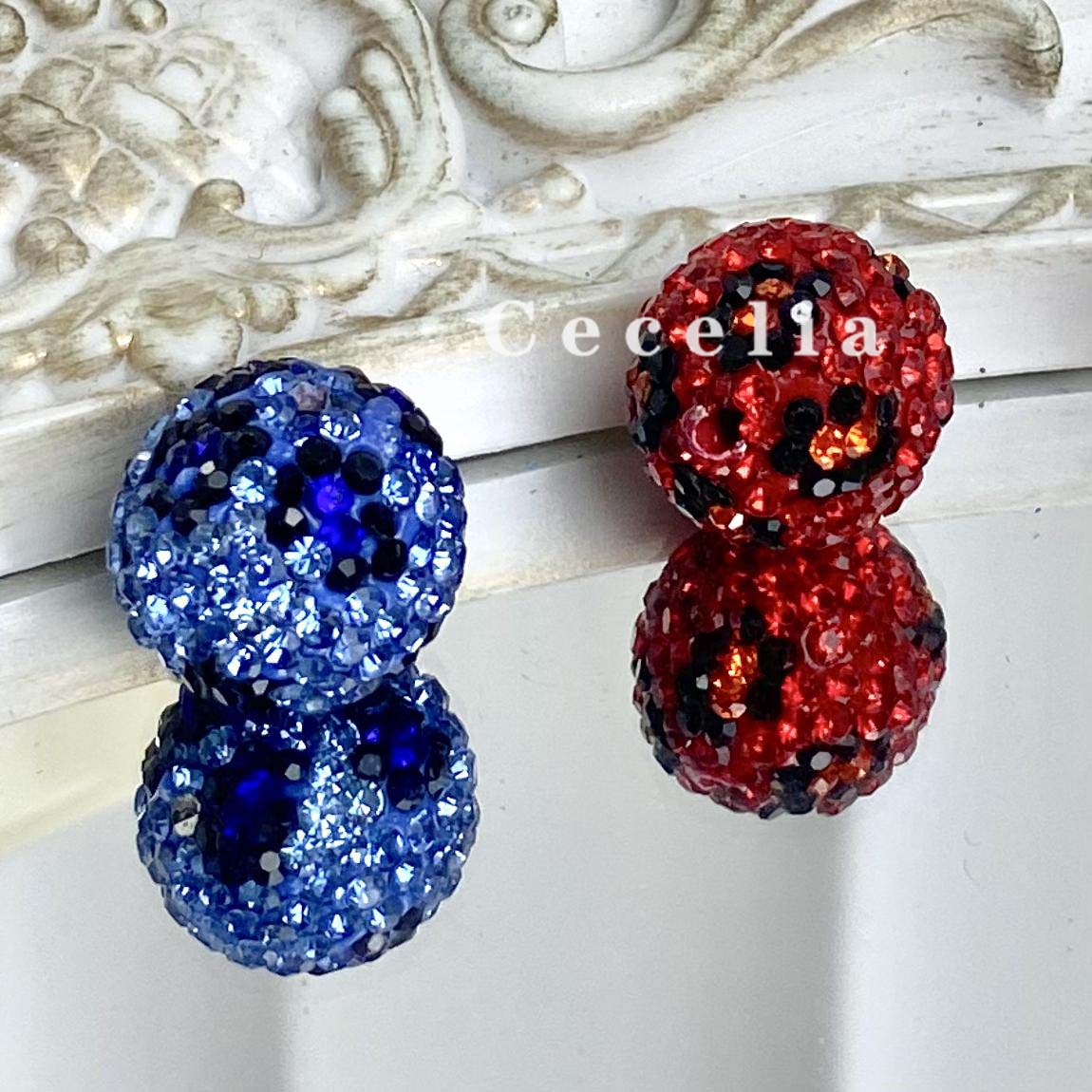 Rhinestone Beads for DIY Pen or DIY Phone Chain Key Chain Bracelet Necklace#RB1636#