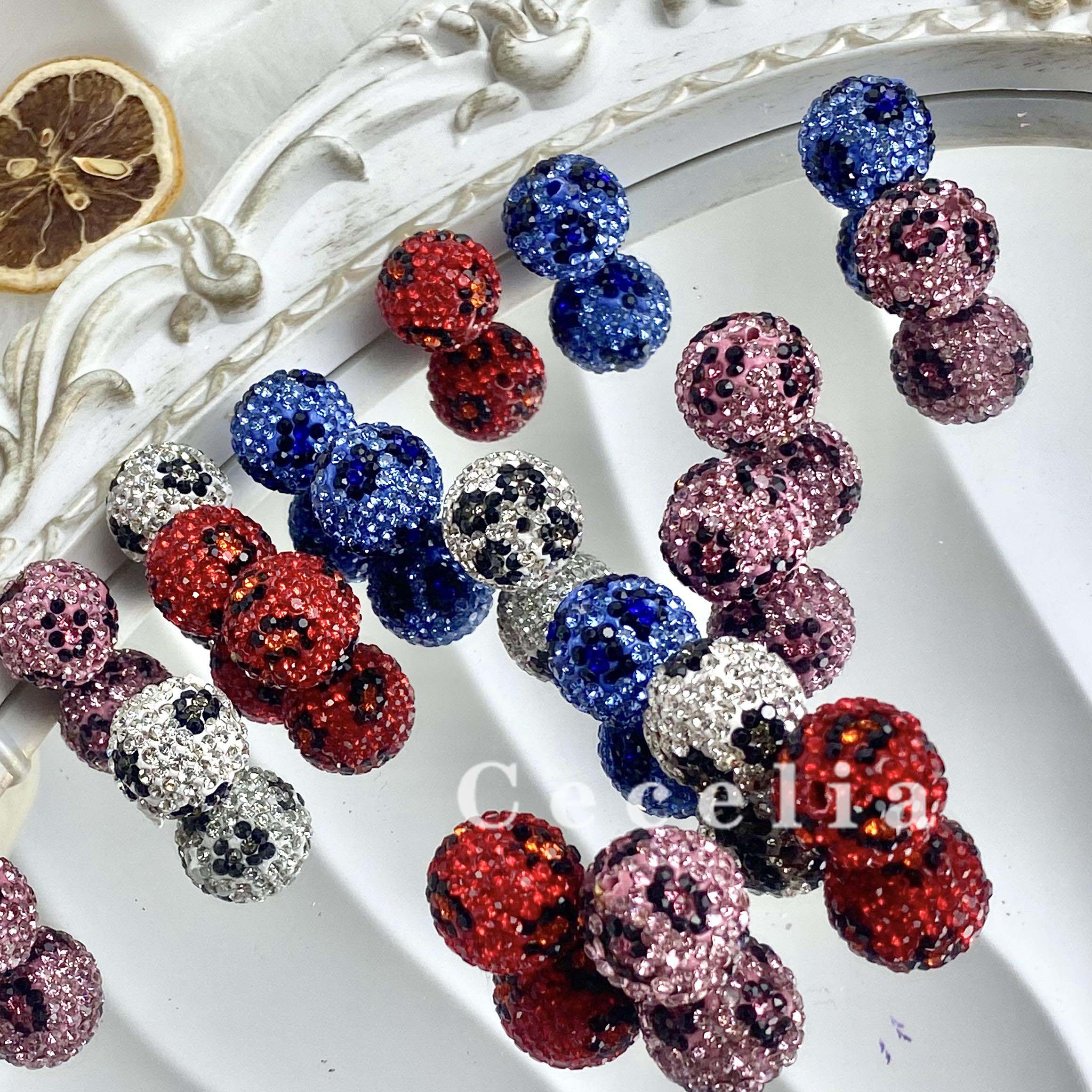 Rhinestone Beads for DIY Pen or DIY Phone Chain Key Chain Bracelet Necklace#RB1636#