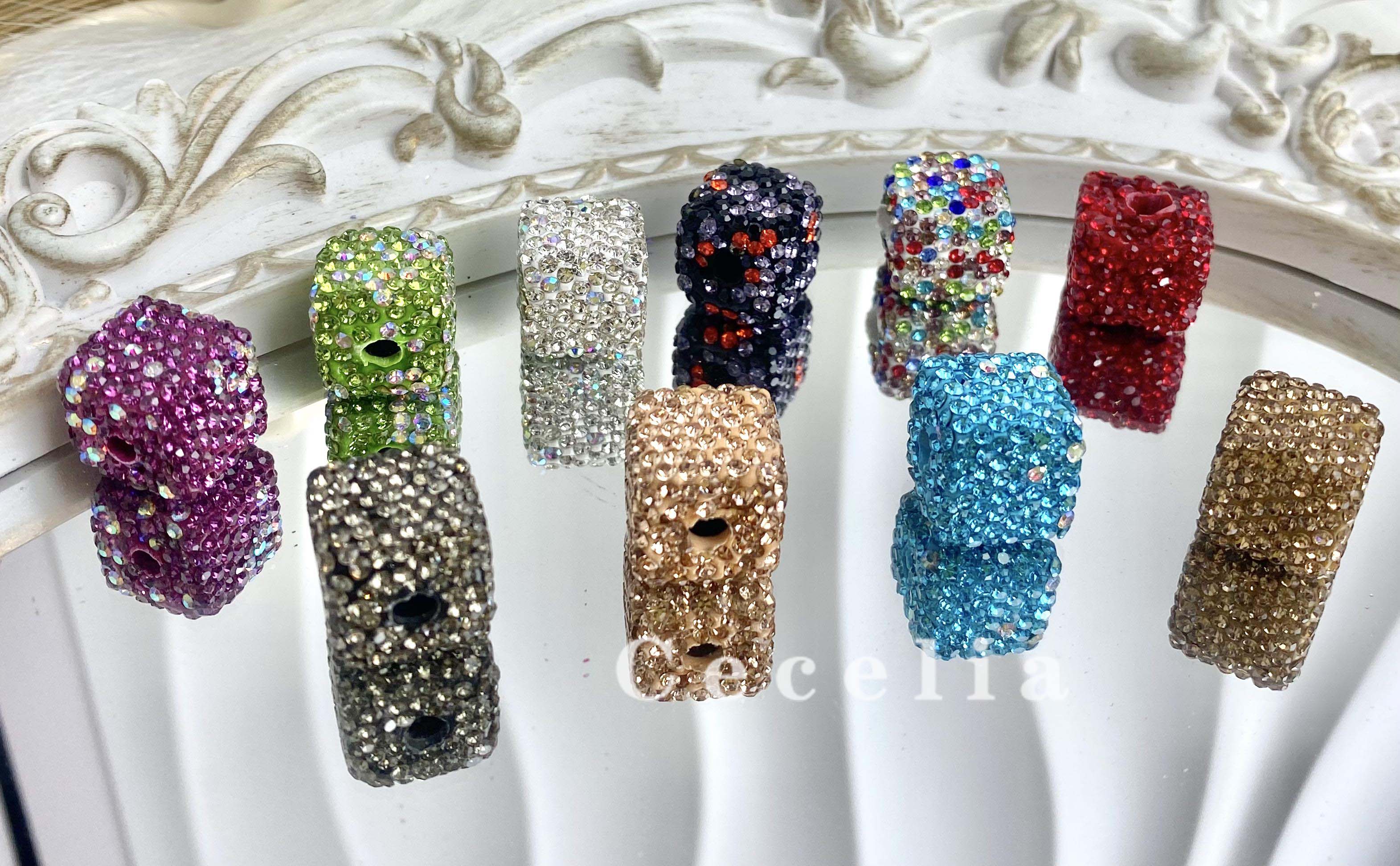 Rhinestone Beads for DIY Pen or DIY Phone Chain Key Chain Bracelet Necklace#RB1642#