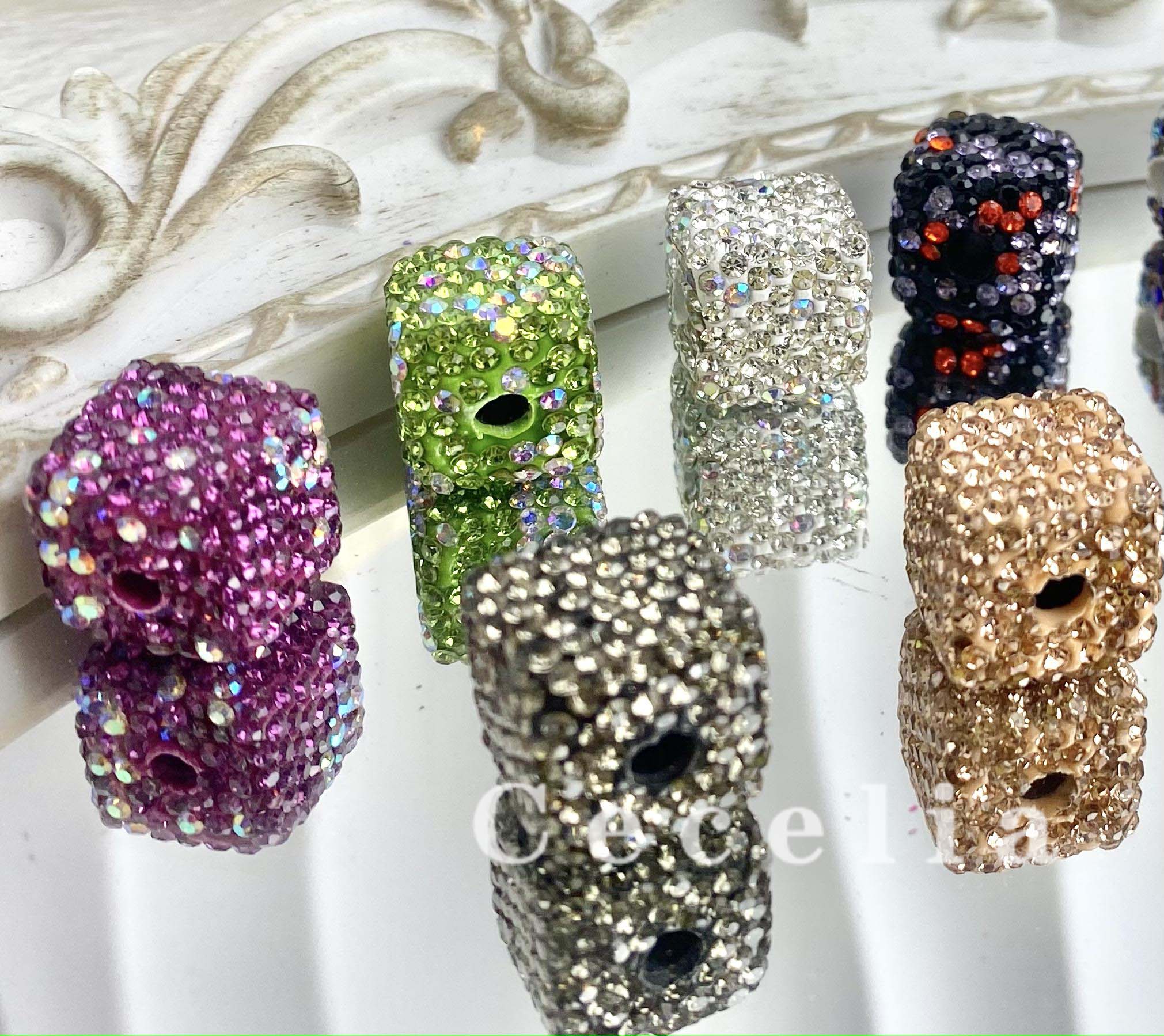 Rhinestone Beads for DIY Pen or DIY Phone Chain Key Chain Bracelet Necklace#RB1642#
