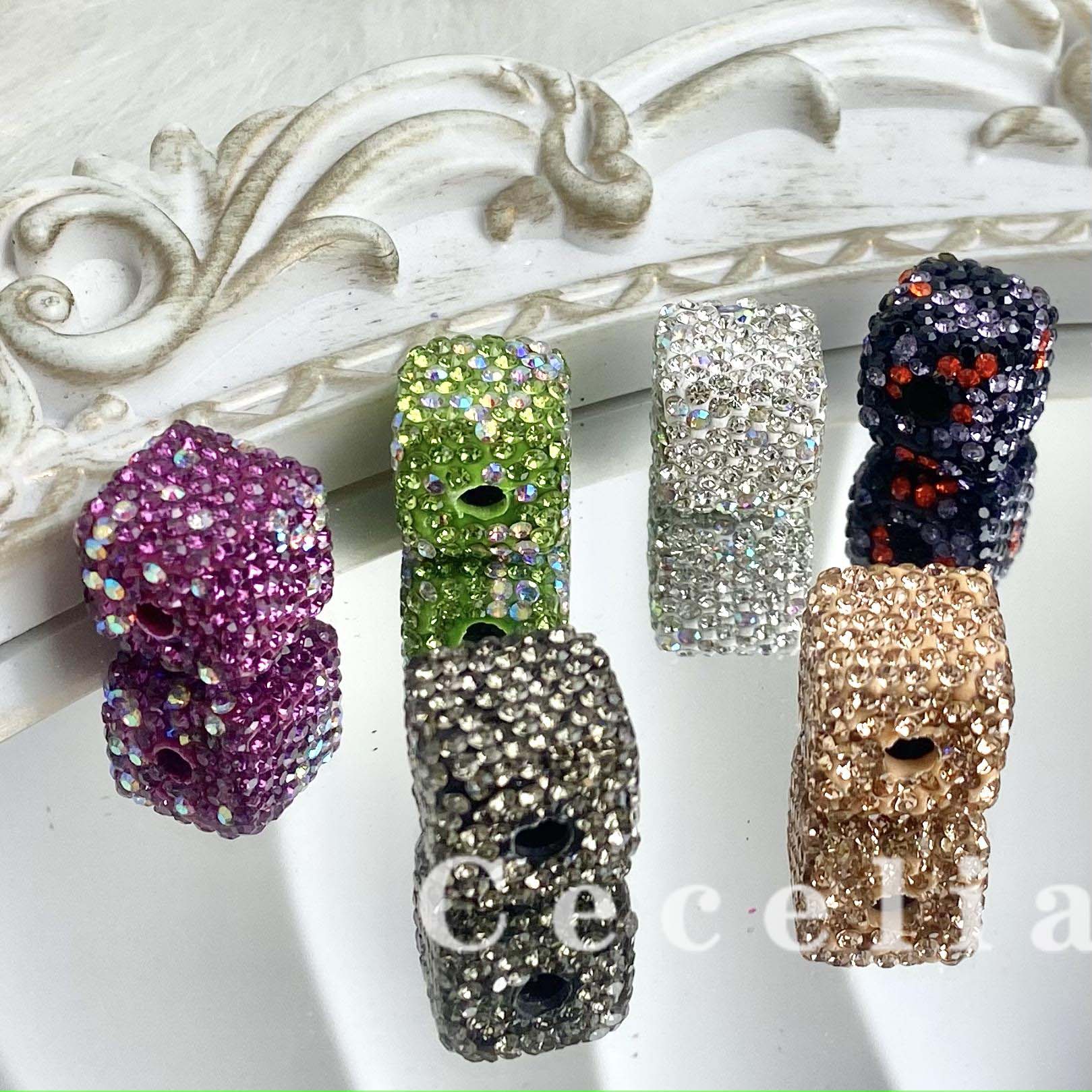 Rhinestone Beads for DIY Pen or DIY Phone Chain Key Chain Bracelet Necklace#RB1642#
