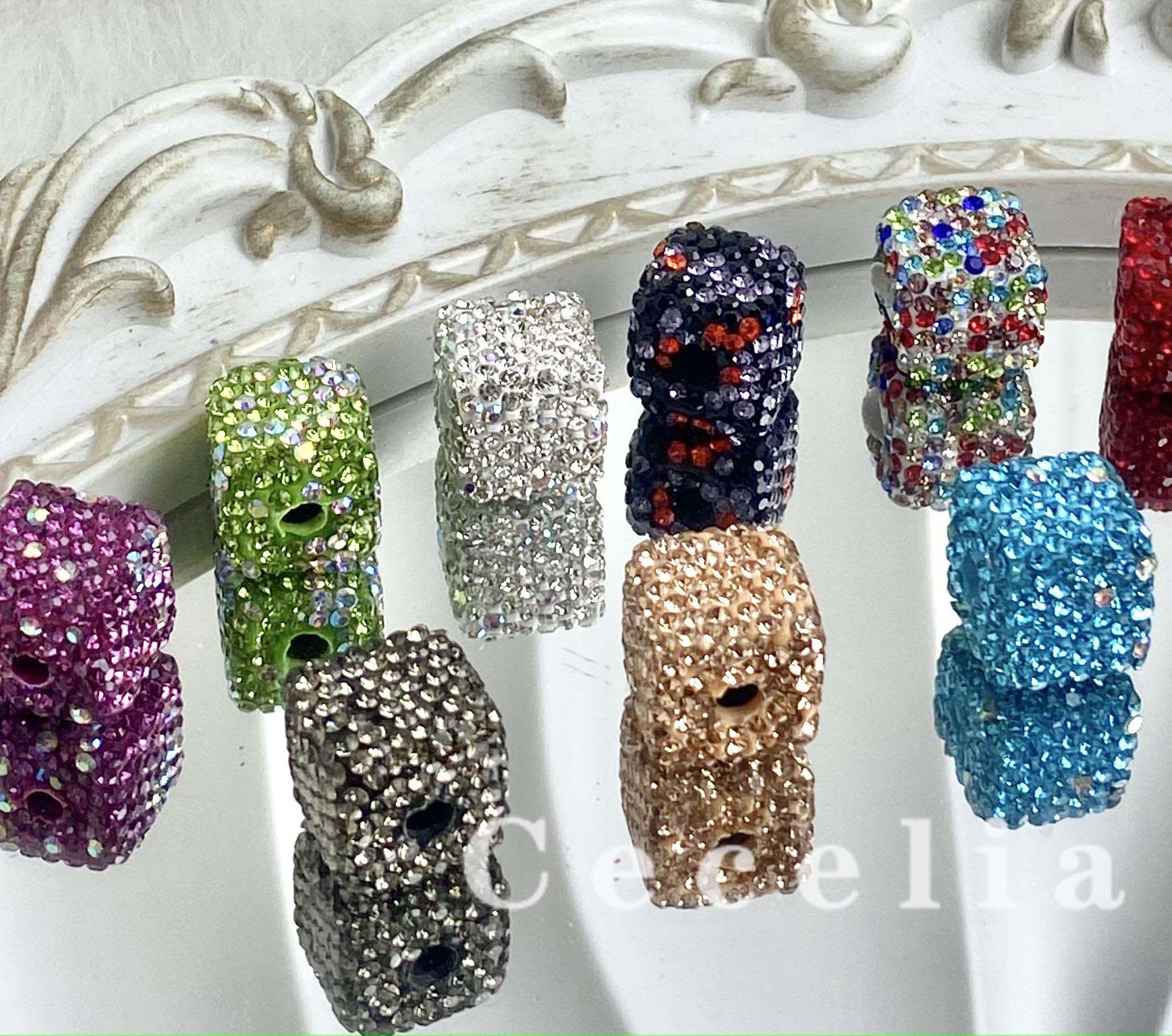 Rhinestone Beads for DIY Pen or DIY Phone Chain Key Chain Bracelet Necklace#RB1642#