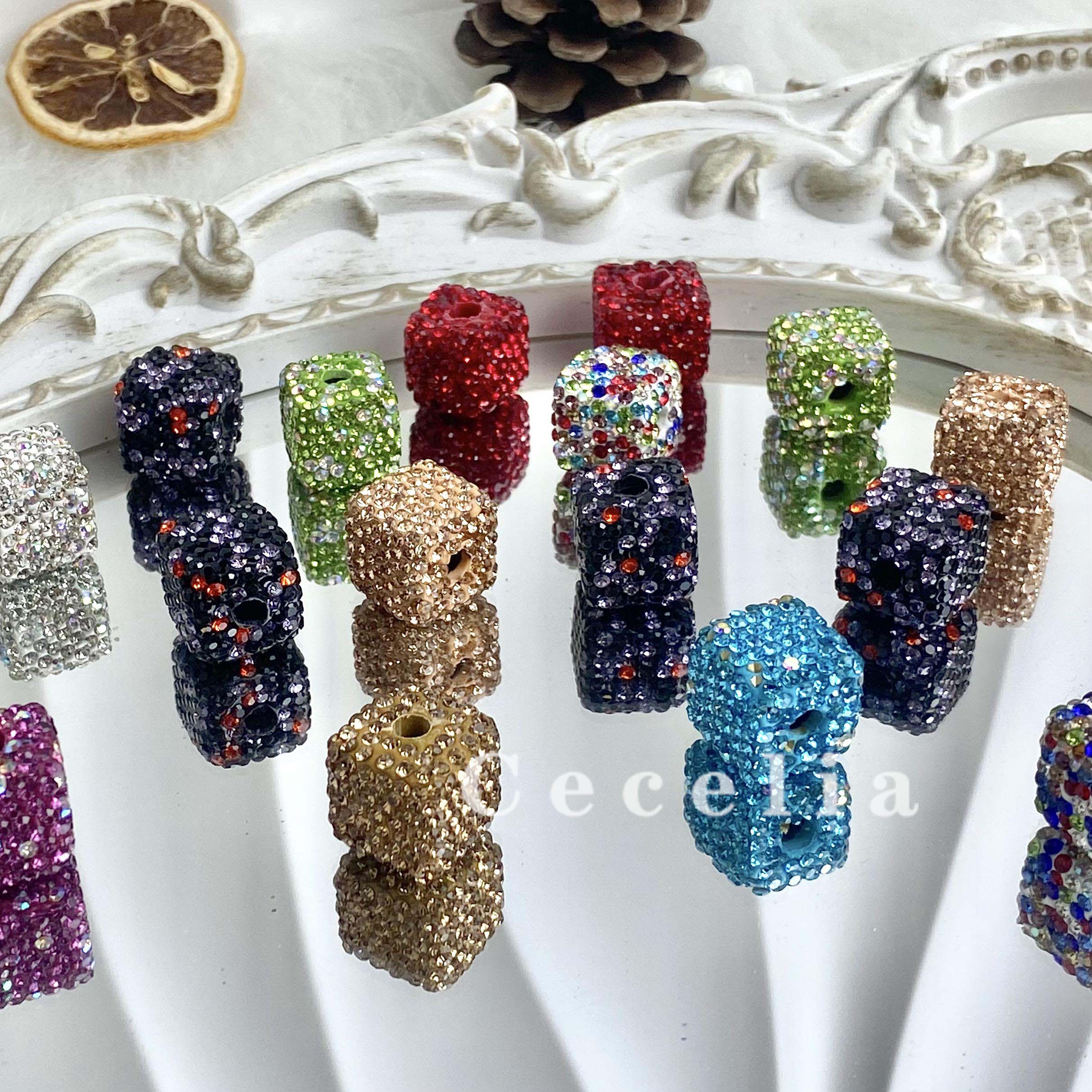 Rhinestone Beads for DIY Pen or DIY Phone Chain Key Chain Bracelet Necklace#RB1642#