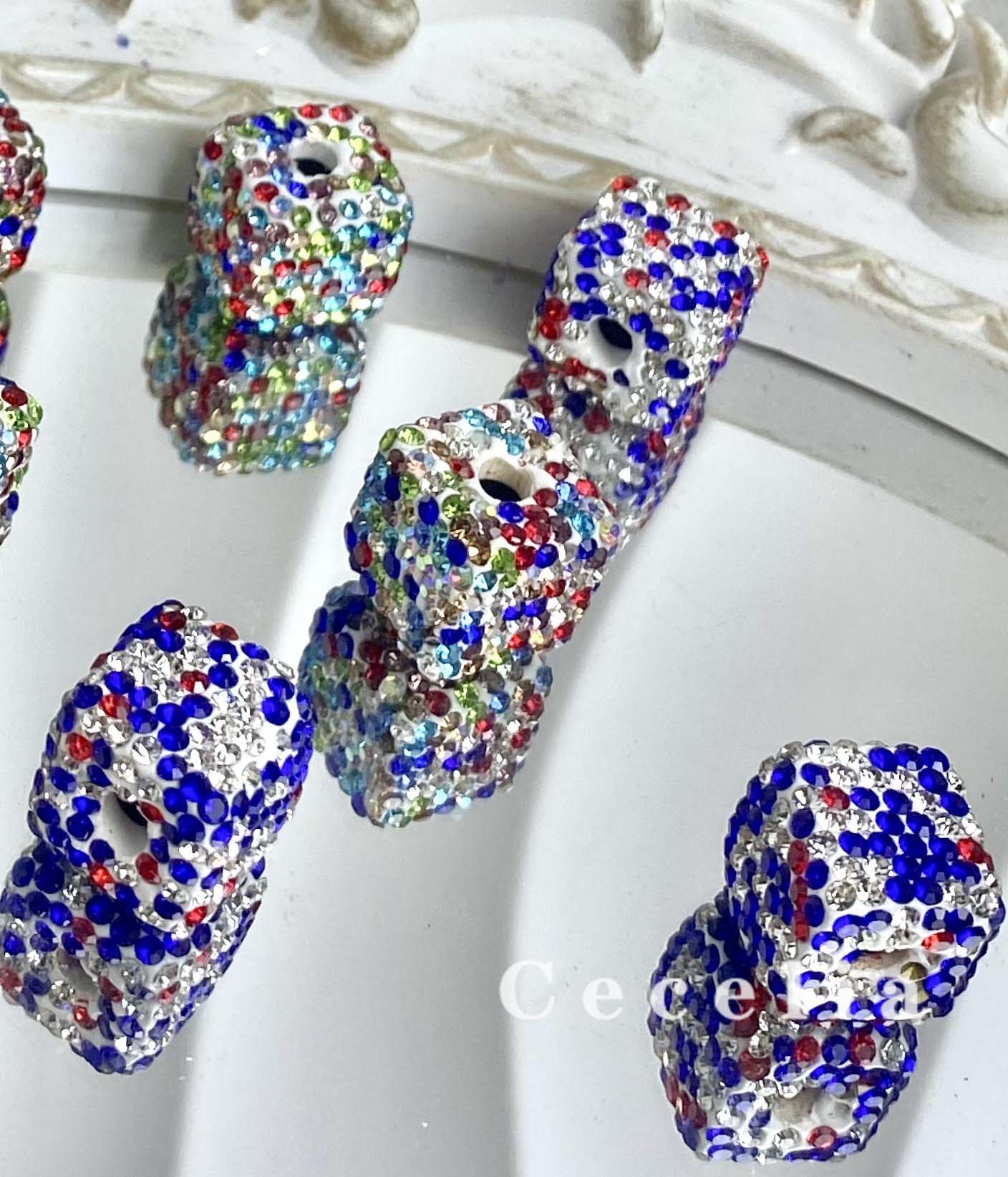 Rhinestone Beads for DIY Pen or DIY Phone Chain Key Chain Bracelet Necklace#RB1643#