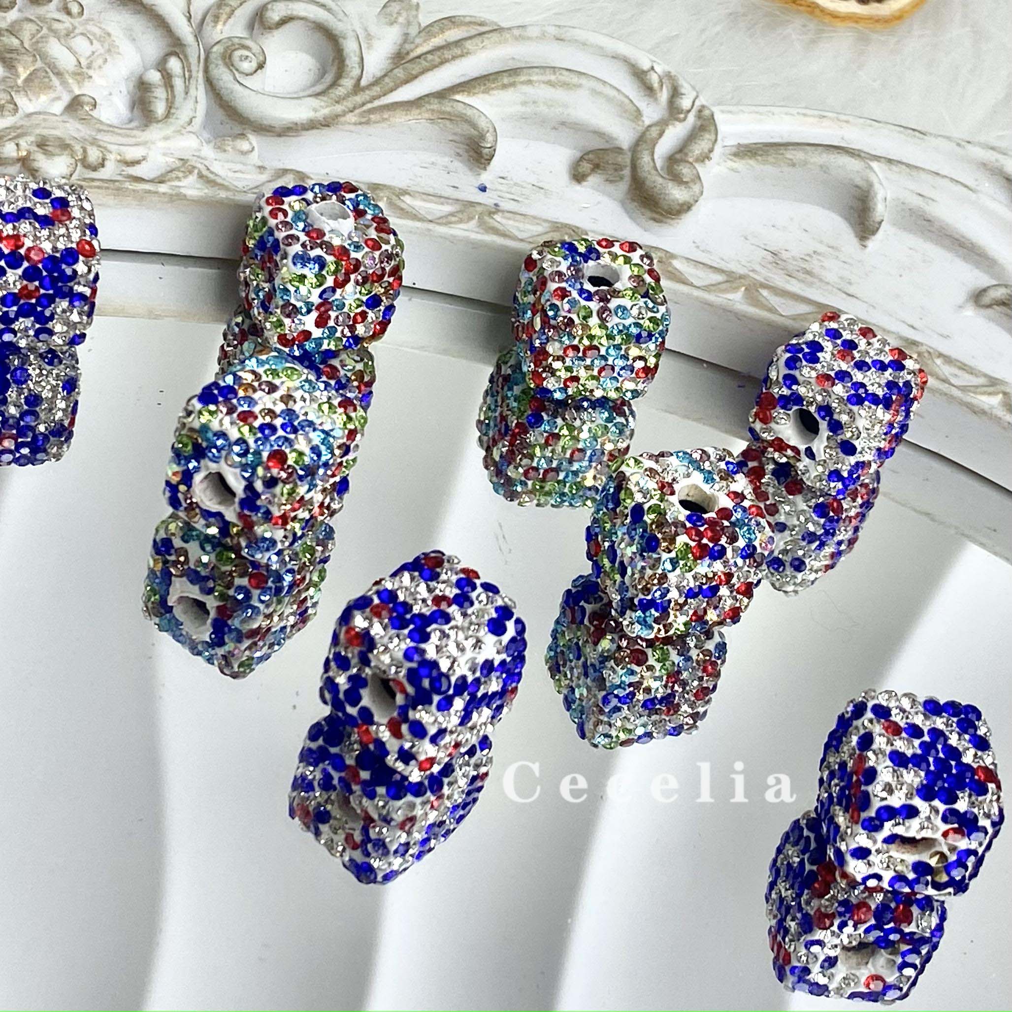 Rhinestone Beads for DIY Pen or DIY Phone Chain Key Chain Bracelet Necklace#RB1643#