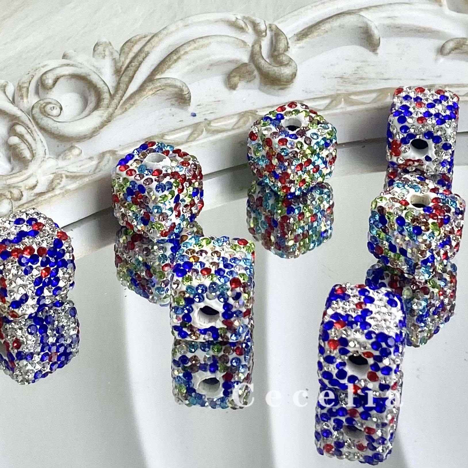 Rhinestone Beads for DIY Pen or DIY Phone Chain Key Chain Bracelet Necklace#RB1643#
