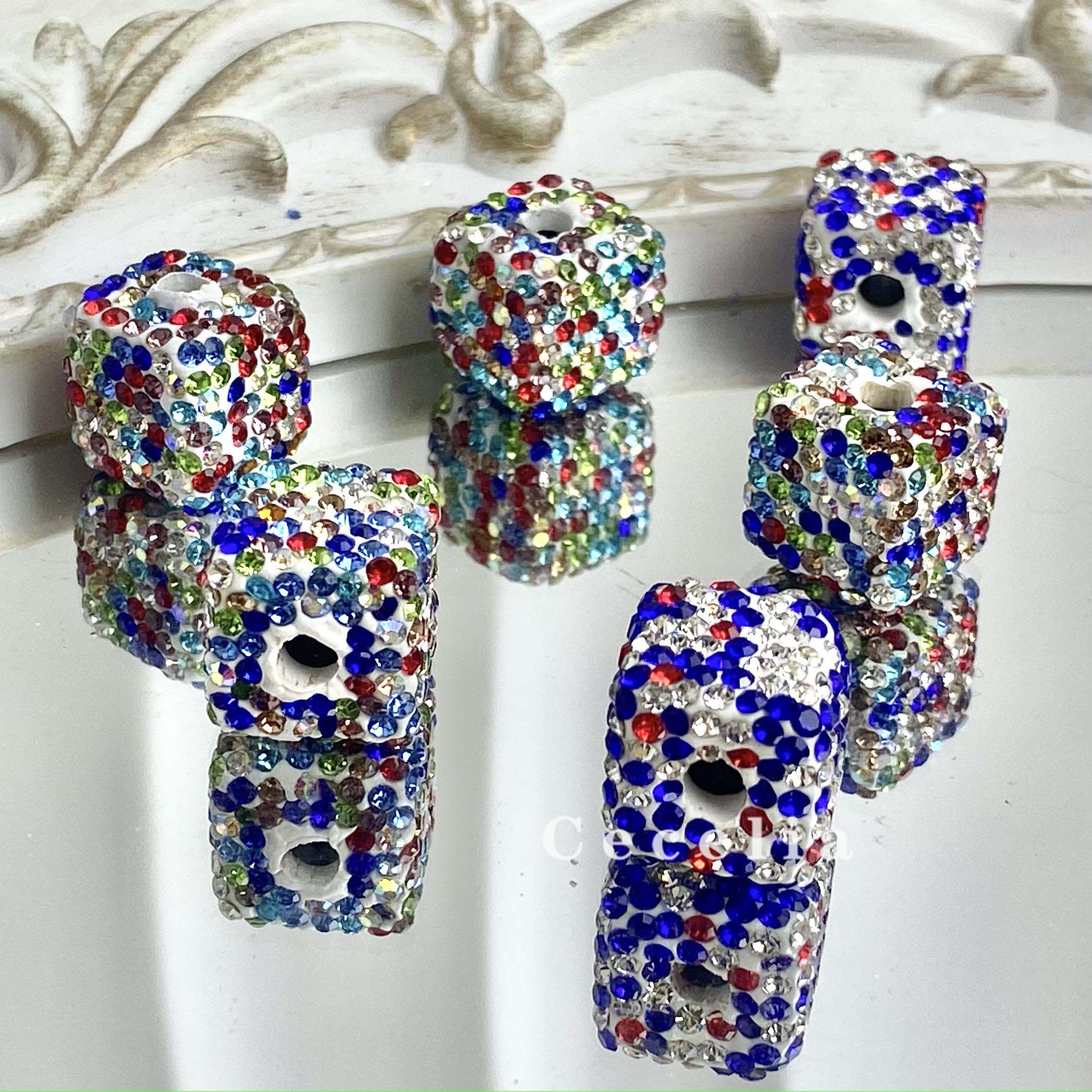 Rhinestone Beads for DIY Pen or DIY Phone Chain Key Chain Bracelet Necklace#RB1643#