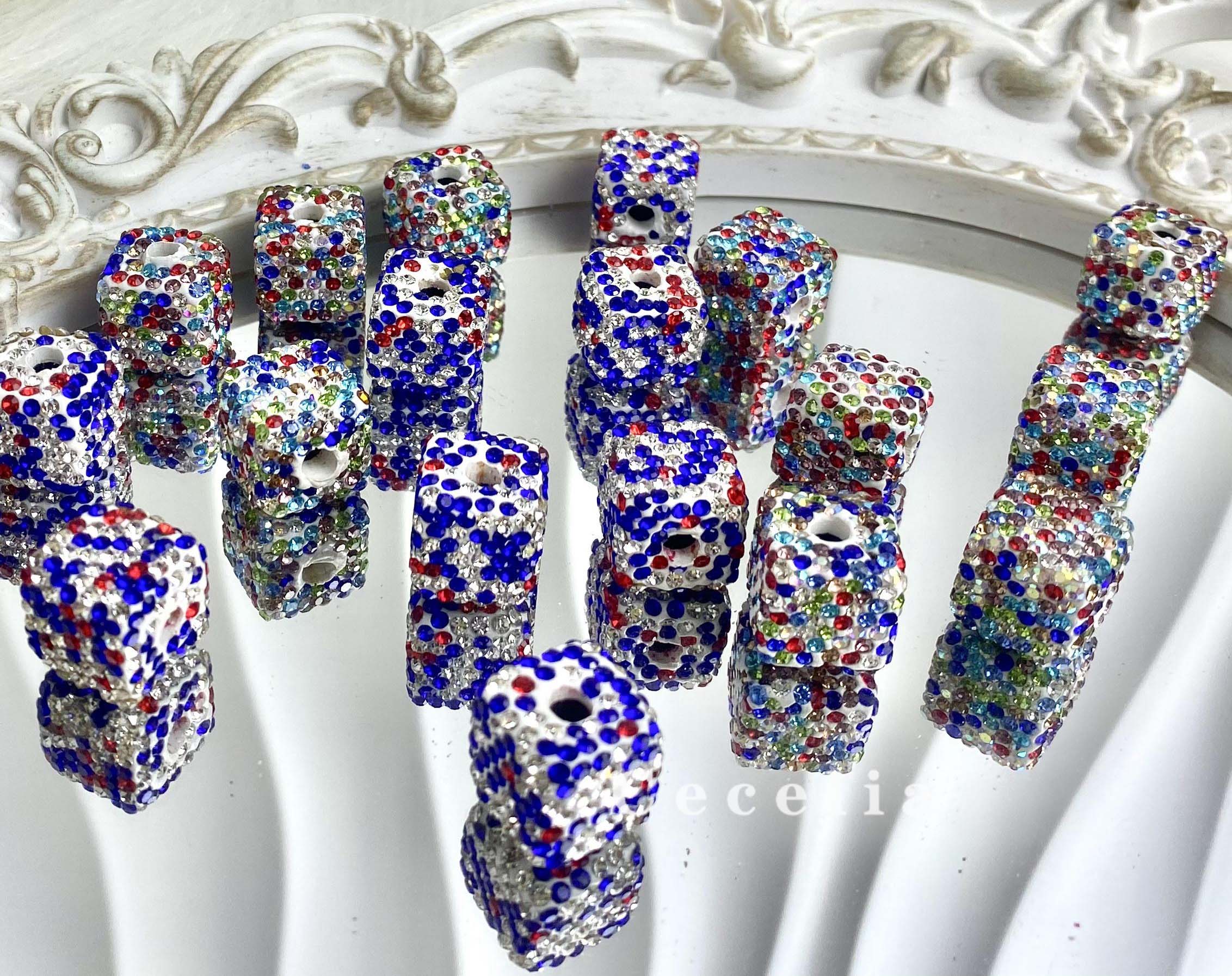 Rhinestone Beads for DIY Pen or DIY Phone Chain Key Chain Bracelet Necklace#RB1643#