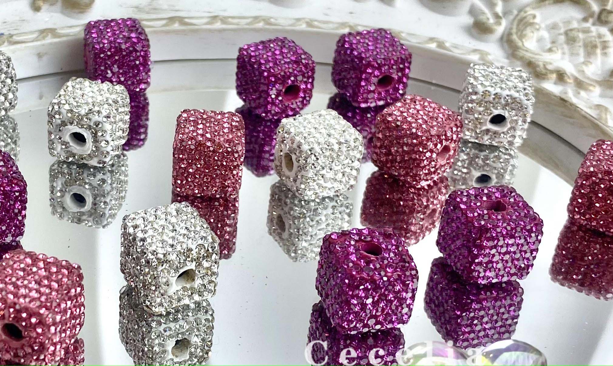 Rhinestone Beads for DIY Pen or DIY Phone Chain Key Chain Bracelet Necklace#RB1644#