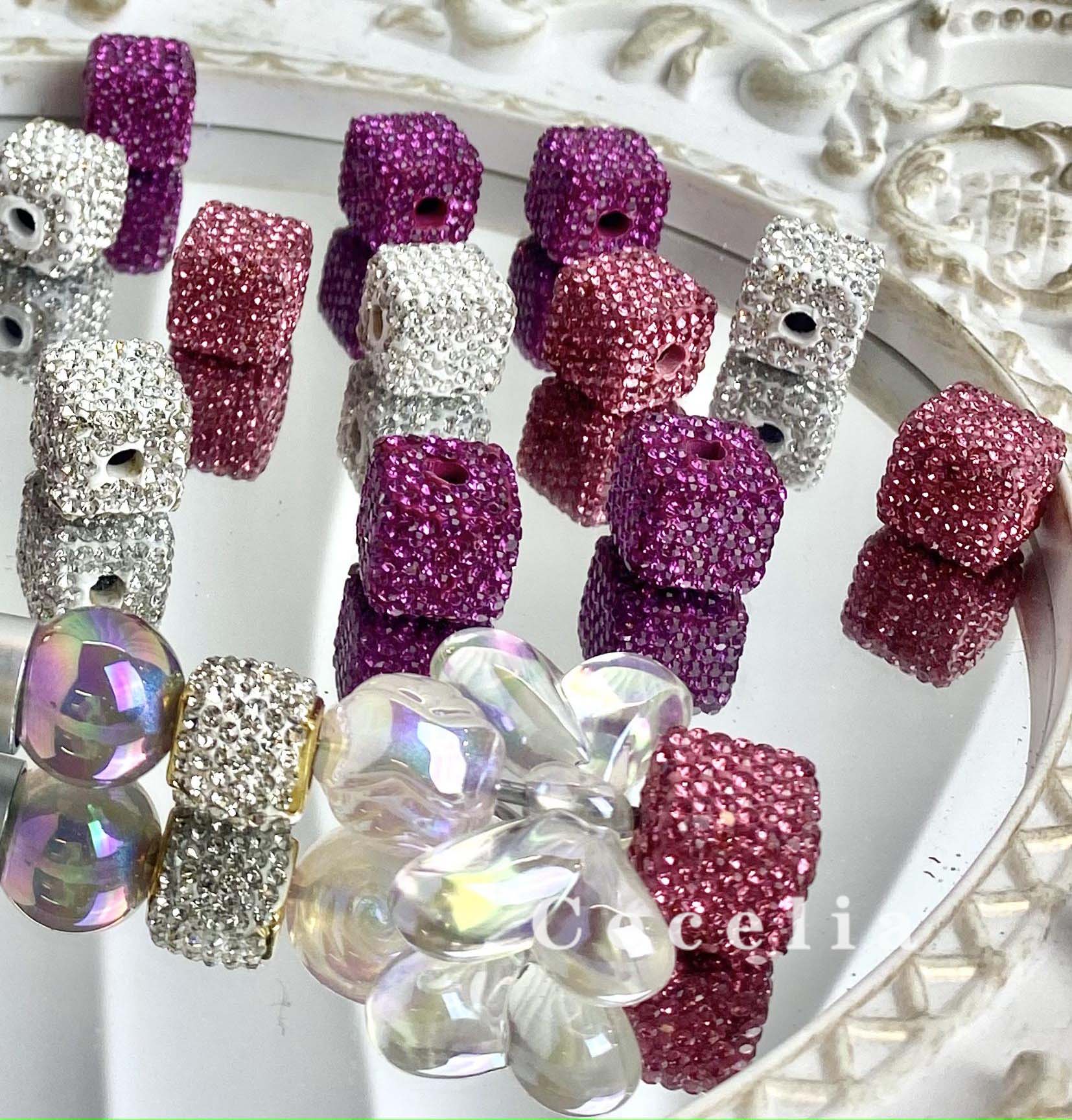 Rhinestone Beads for DIY Pen or DIY Phone Chain Key Chain Bracelet Necklace#RB1644#