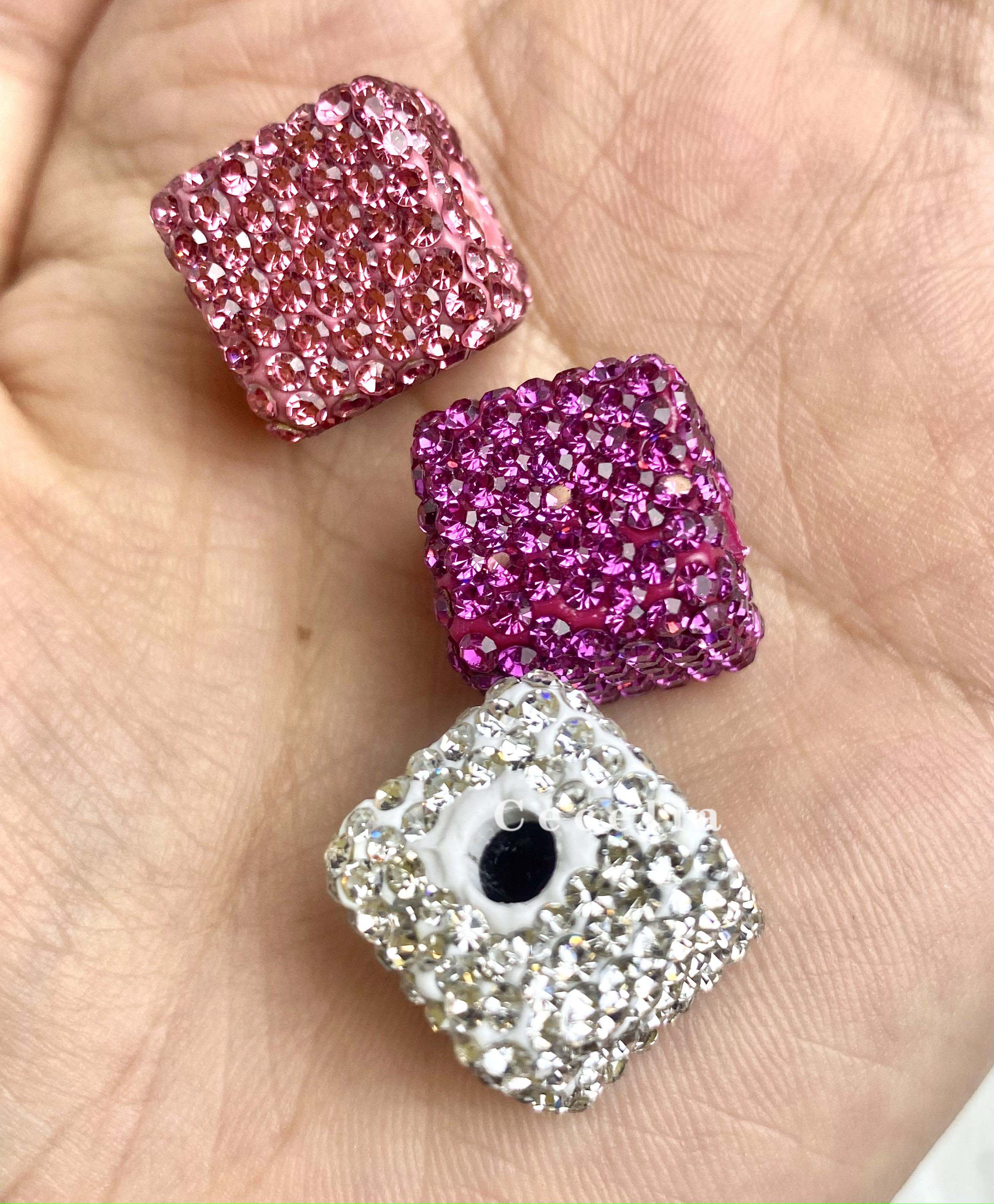 Rhinestone Beads for DIY Pen or DIY Phone Chain Key Chain Bracelet Necklace#RB1644#